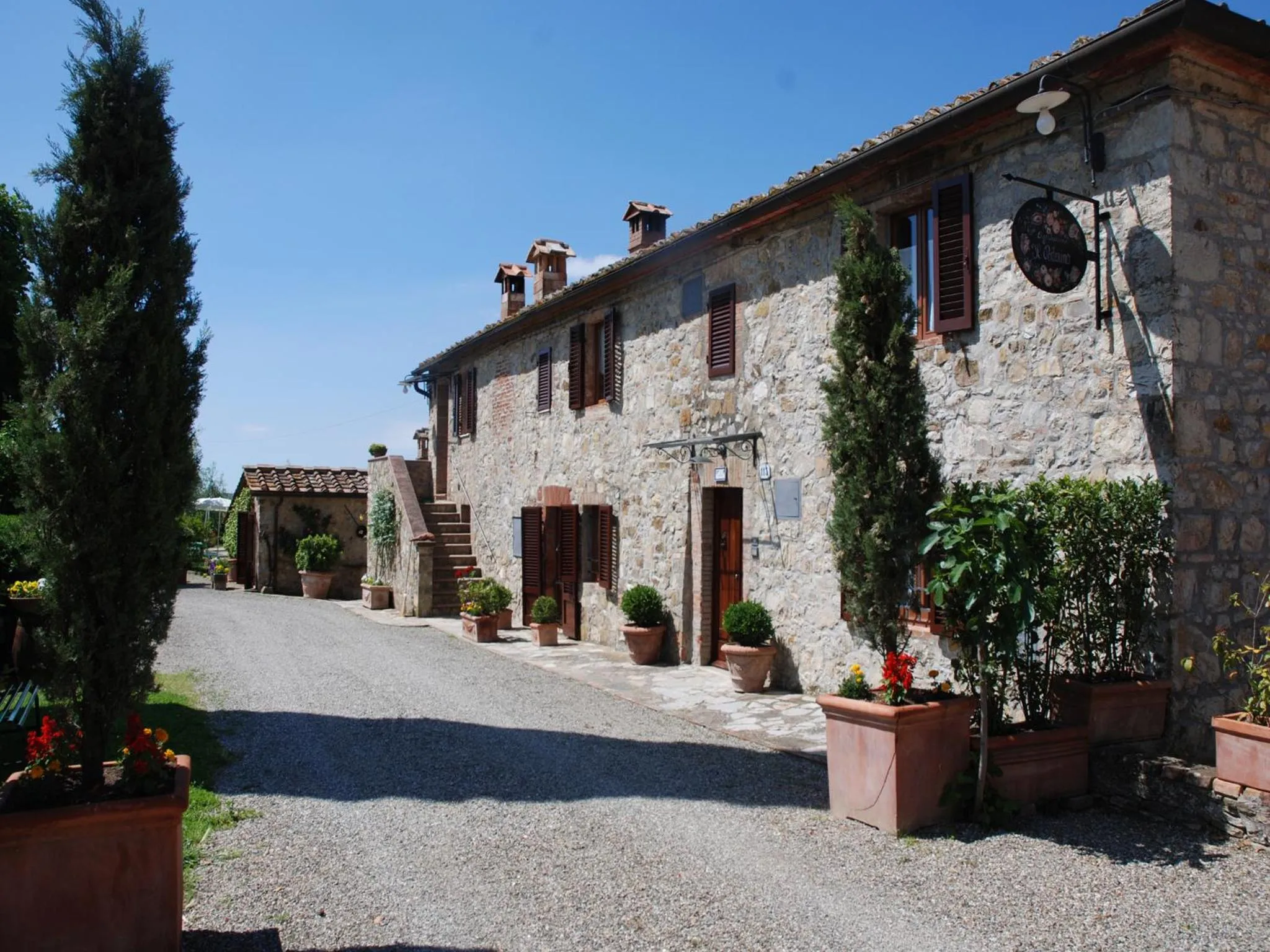 Facade/entrance in Il Poderino