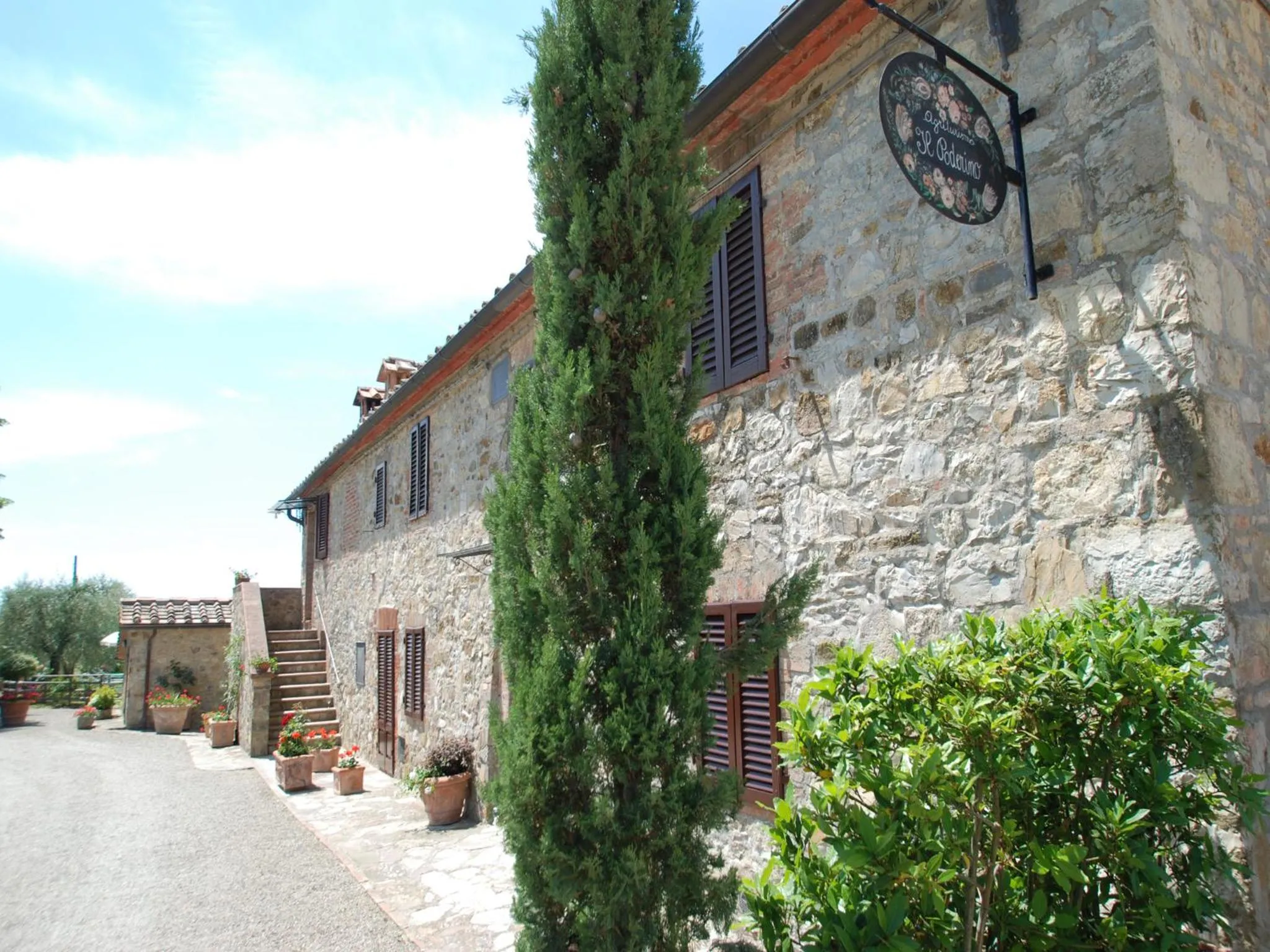 Facade/entrance in Il Poderino
