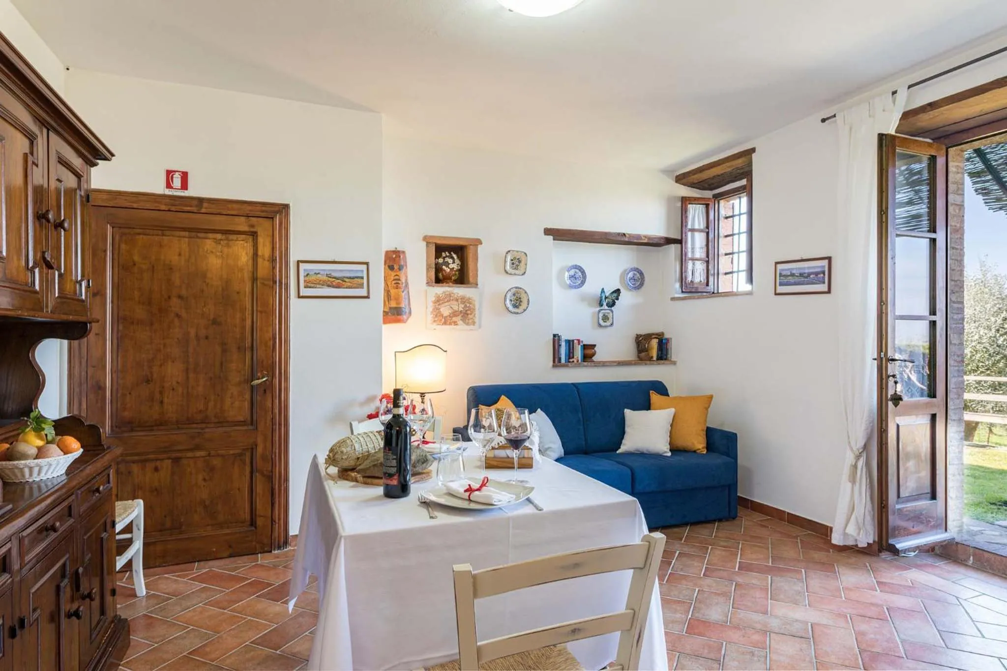 Living room in Il Poderino