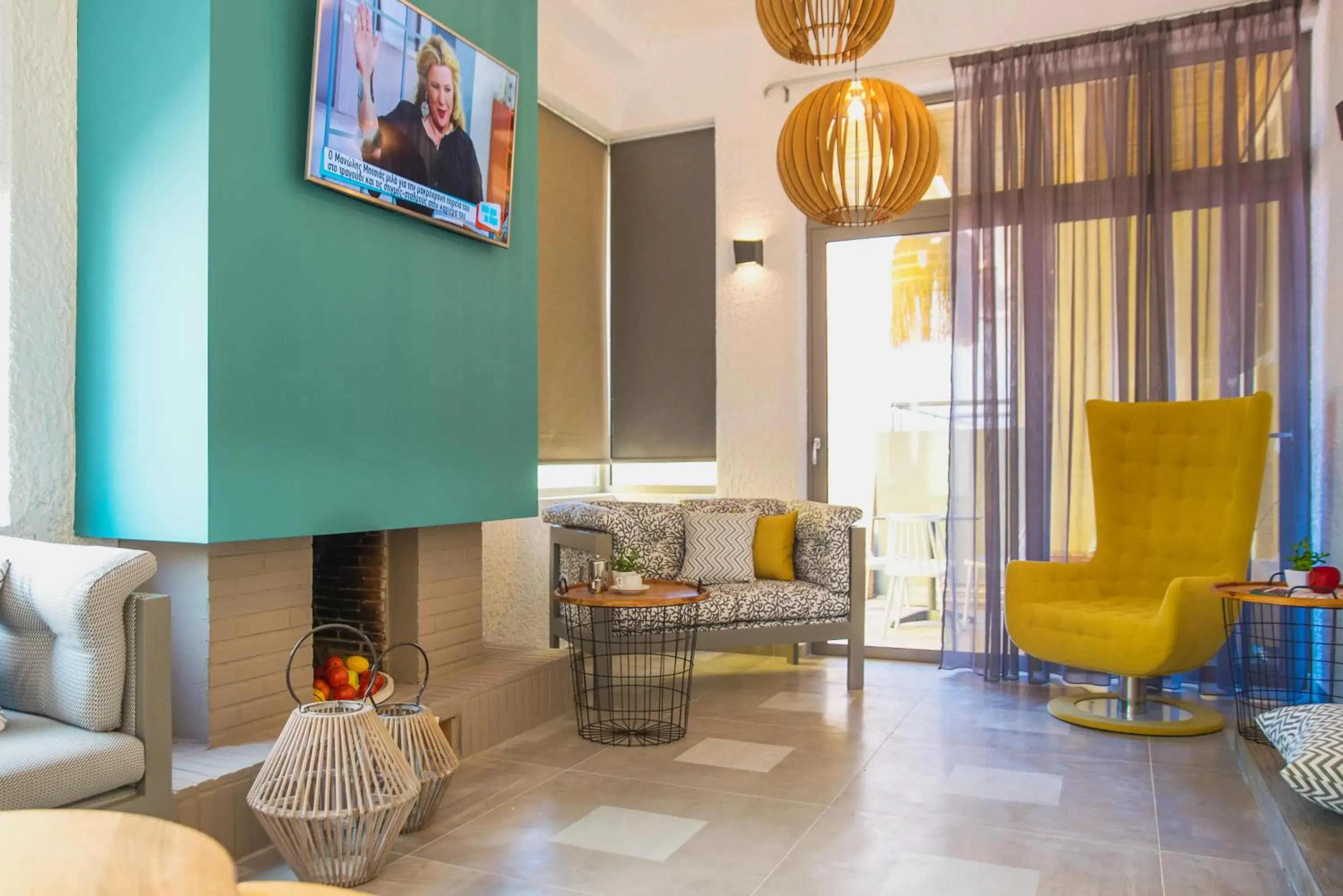 Lobby or reception in Natali Apartments by Estia Lobby or reception in Natali Apartments by Estia