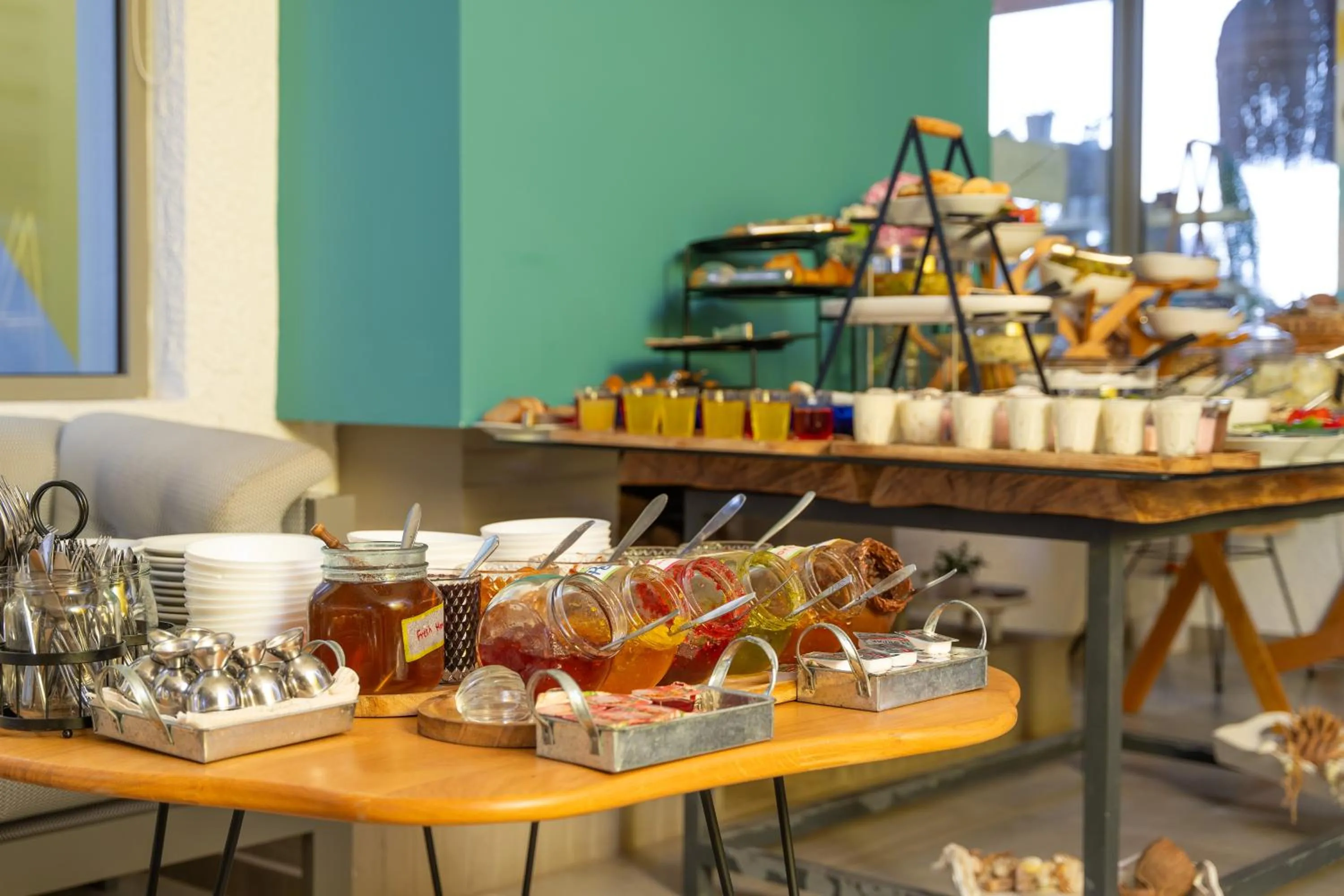 Buffet breakfast in Natali Apartments by Estia