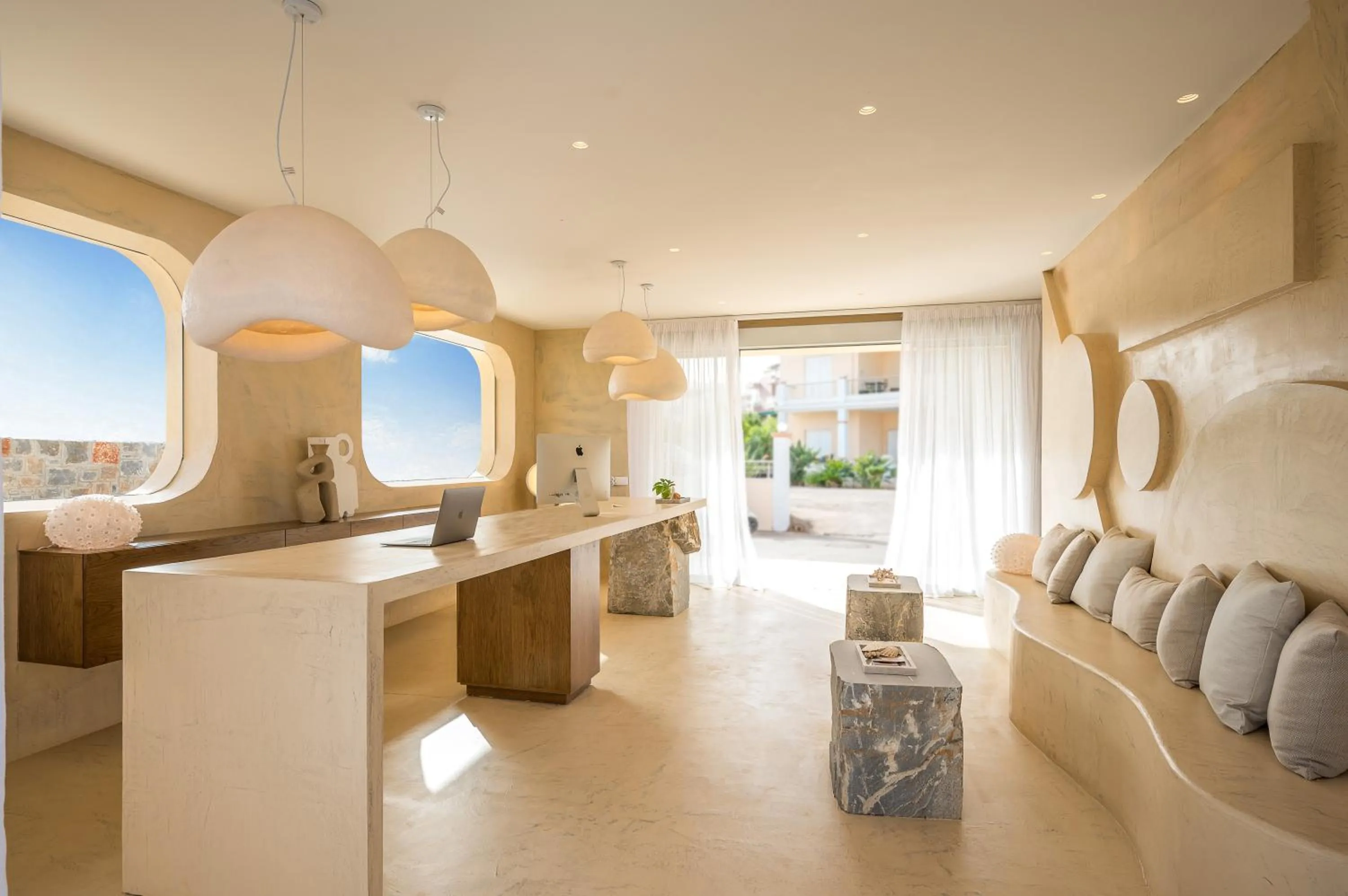 Seating area in Natali Apartments by Estia