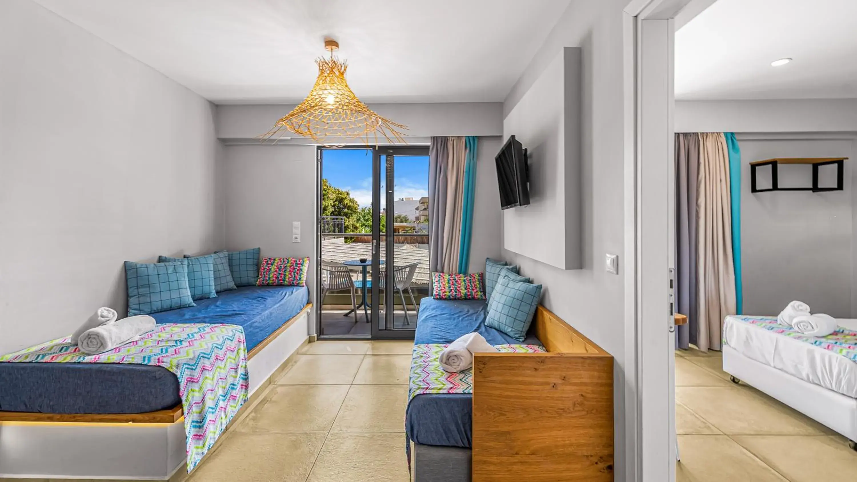 Property building, Bed in Natali Apartments by Estia Property building, Bed in Natali Apartments by Estia