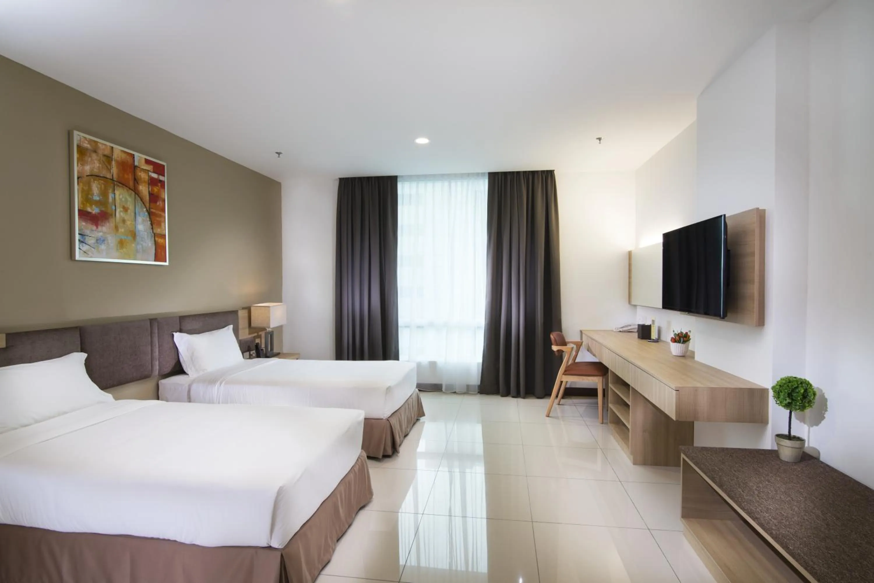 Photo of the whole room, Bed in One Pacific Hotel and Serviced Apartments