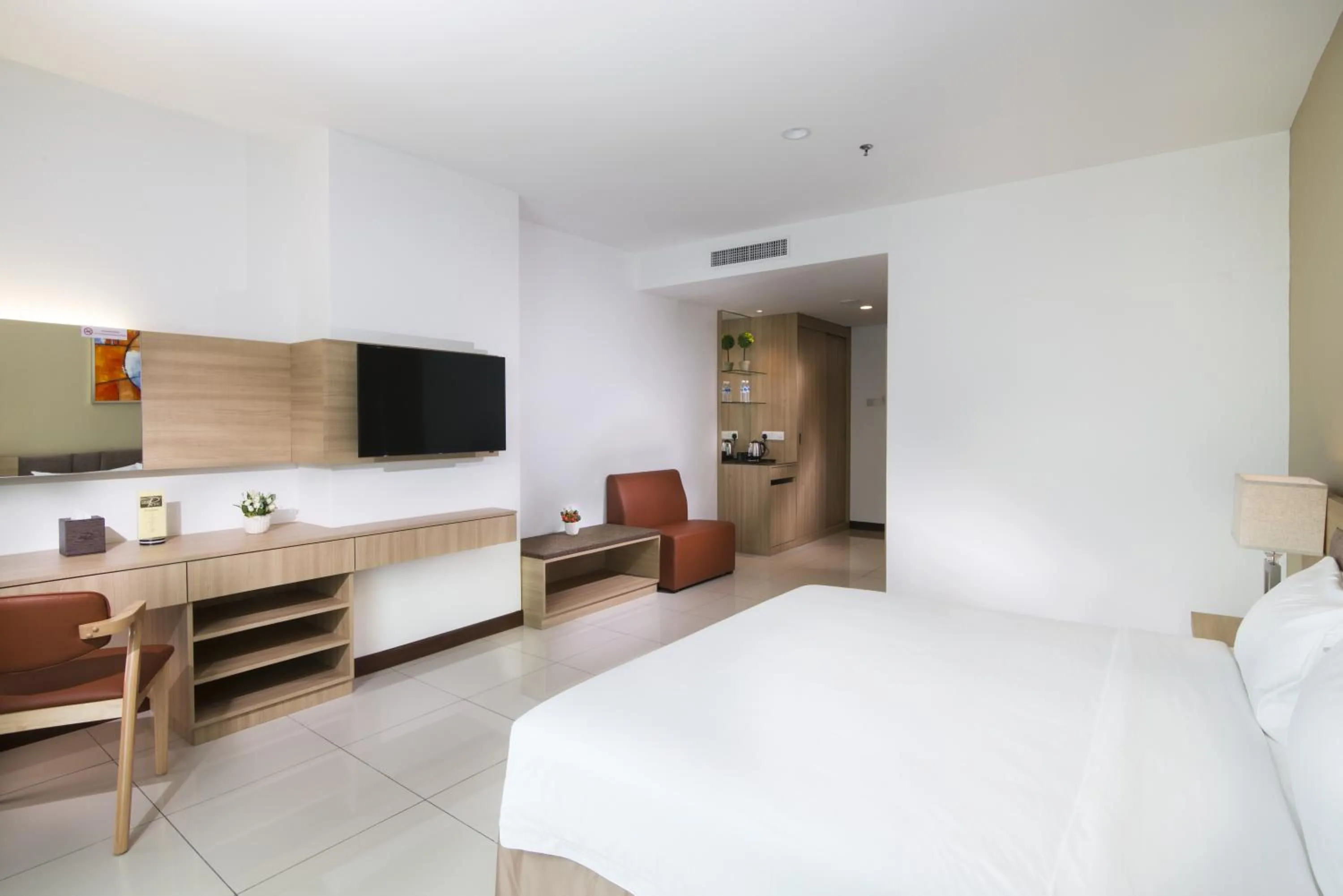 Photo of the whole room, Bed in One Pacific Hotel and Serviced Apartments