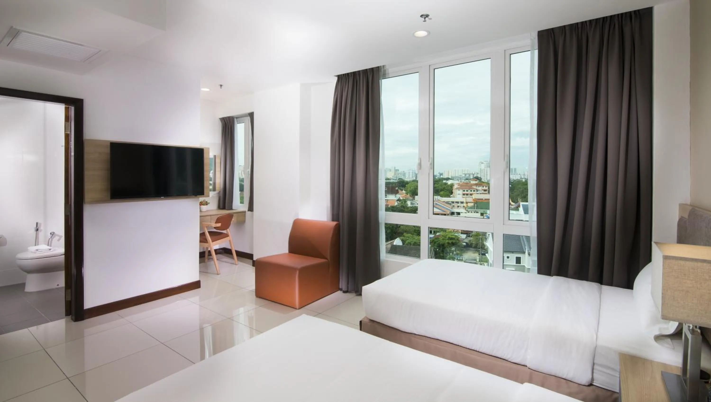Day, Bed in One Pacific Hotel and Serviced Apartments