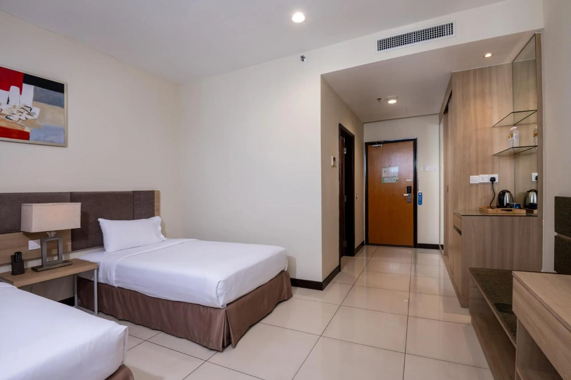 Bed in One Pacific Hotel and Serviced Apartments
