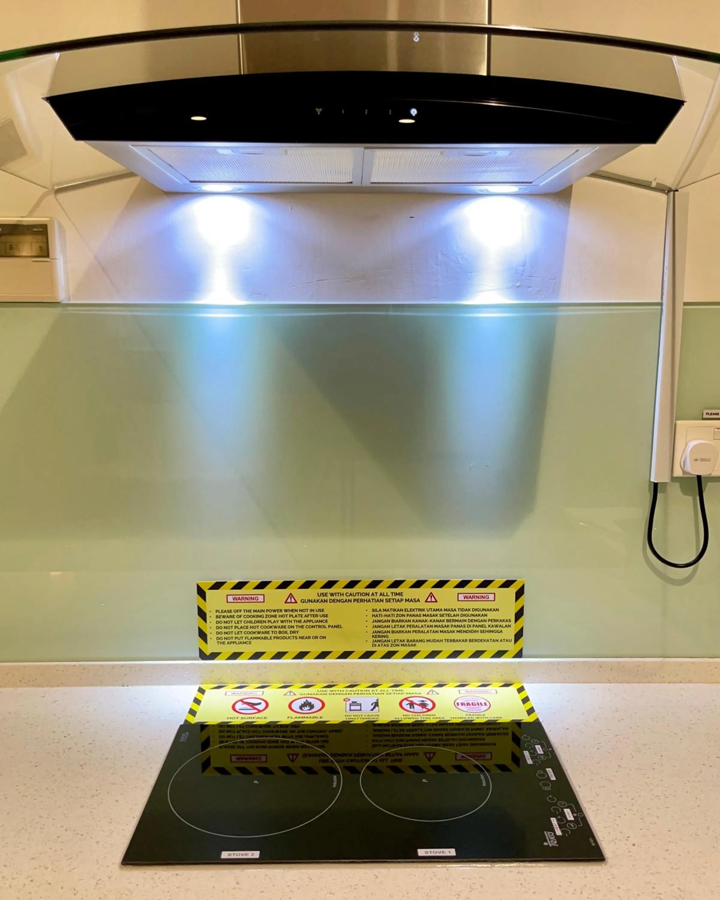 stove in One Pacific Hotel and Serviced Apartments