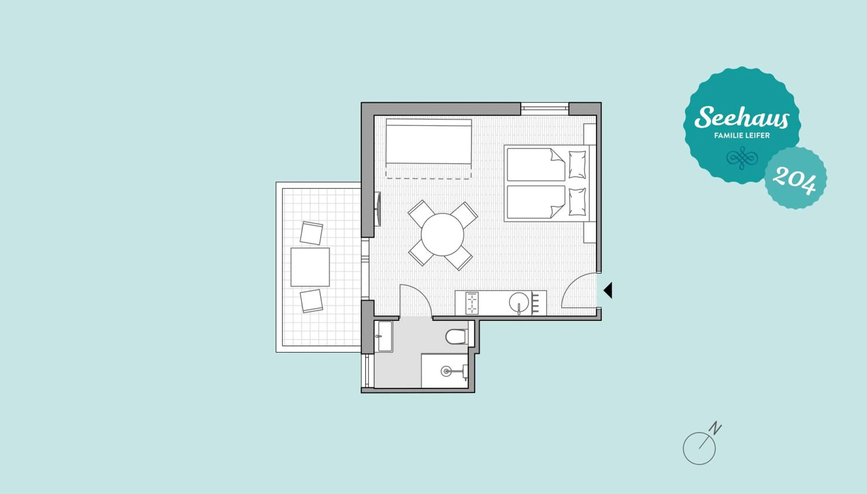 Floor plan in Seehaus Familie Leifer