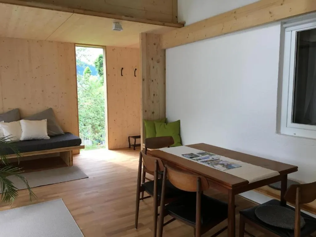 Living room, Bed in Seehaus Familie Leifer
