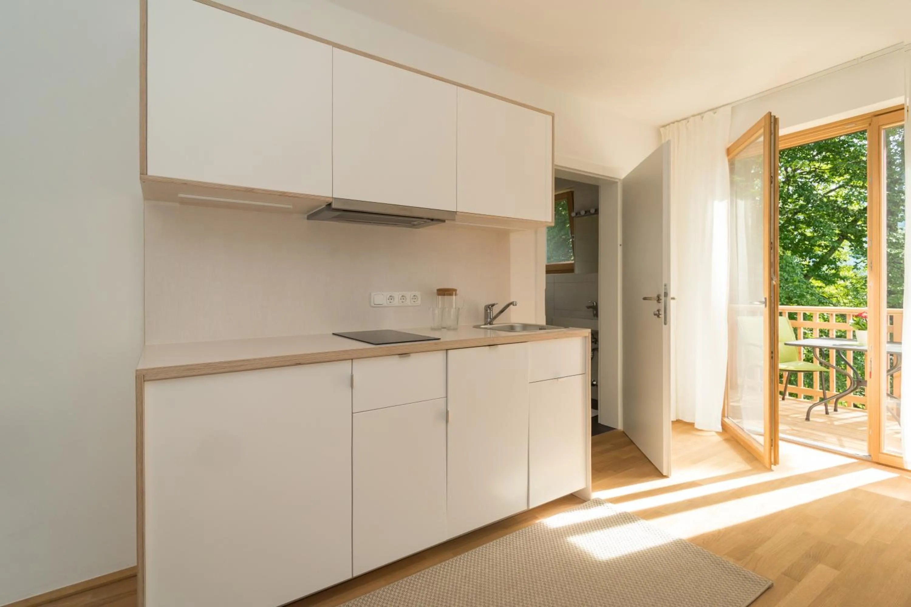 Kitchen or kitchenette in Seehaus Familie Leifer