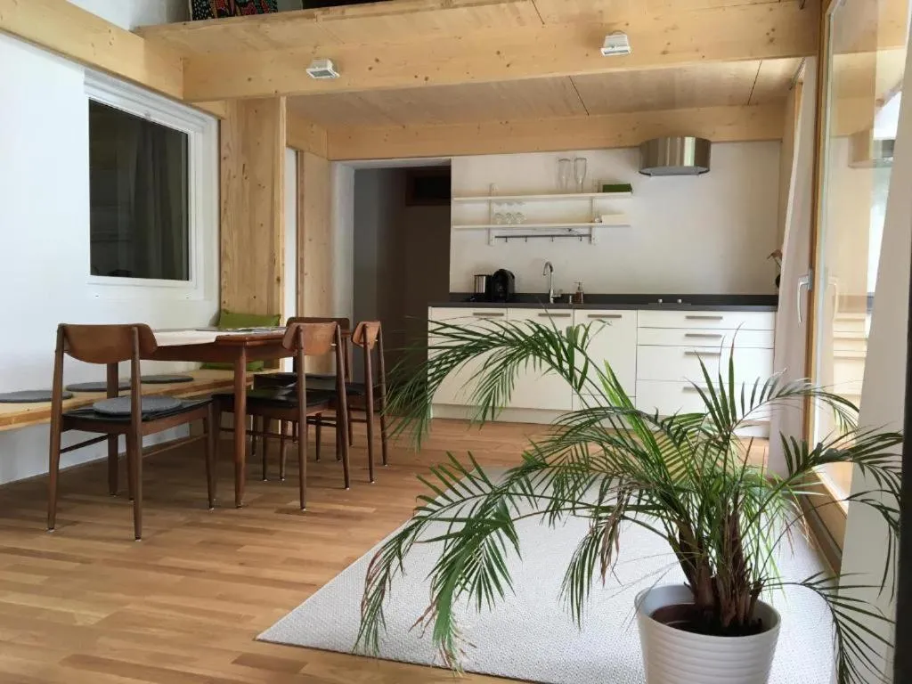 Kitchen or kitchenette in Seehaus Familie Leifer