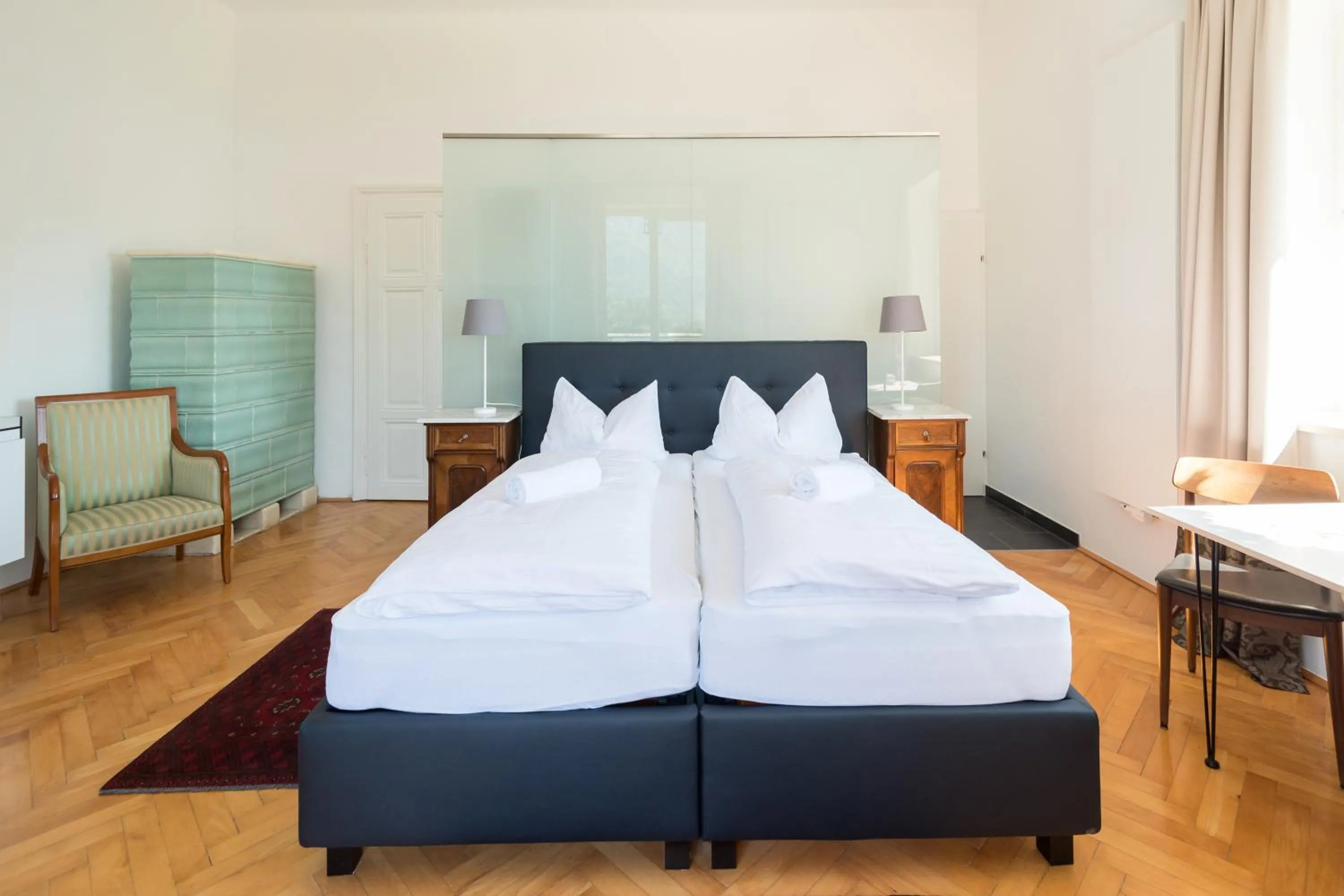 Decorative detail, Bed in Seehaus Familie Leifer