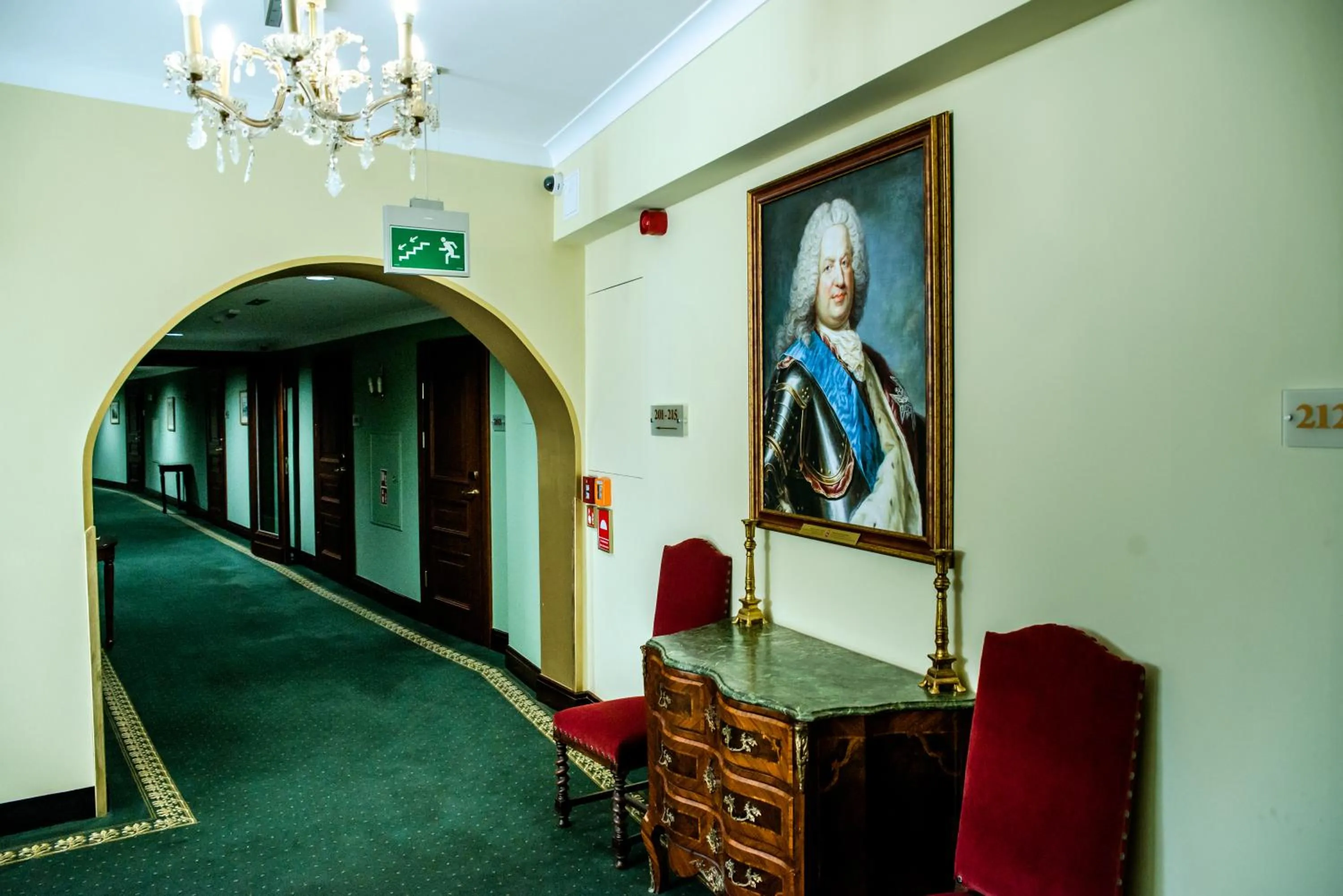 Decorative detail in Hotel Polski Pod Białym Orłem