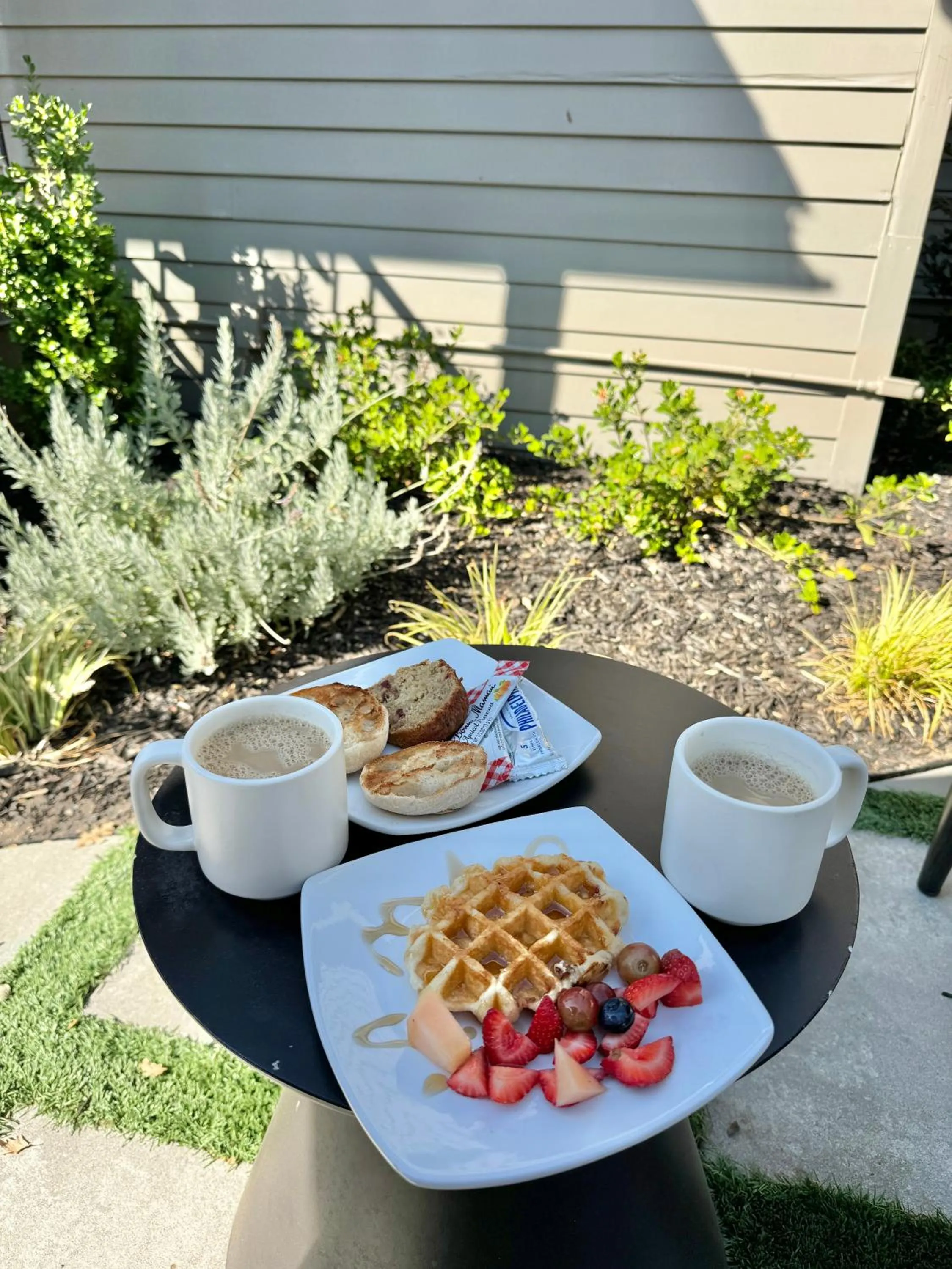 Buffet breakfast in Lavender, A Four Sisters Inn