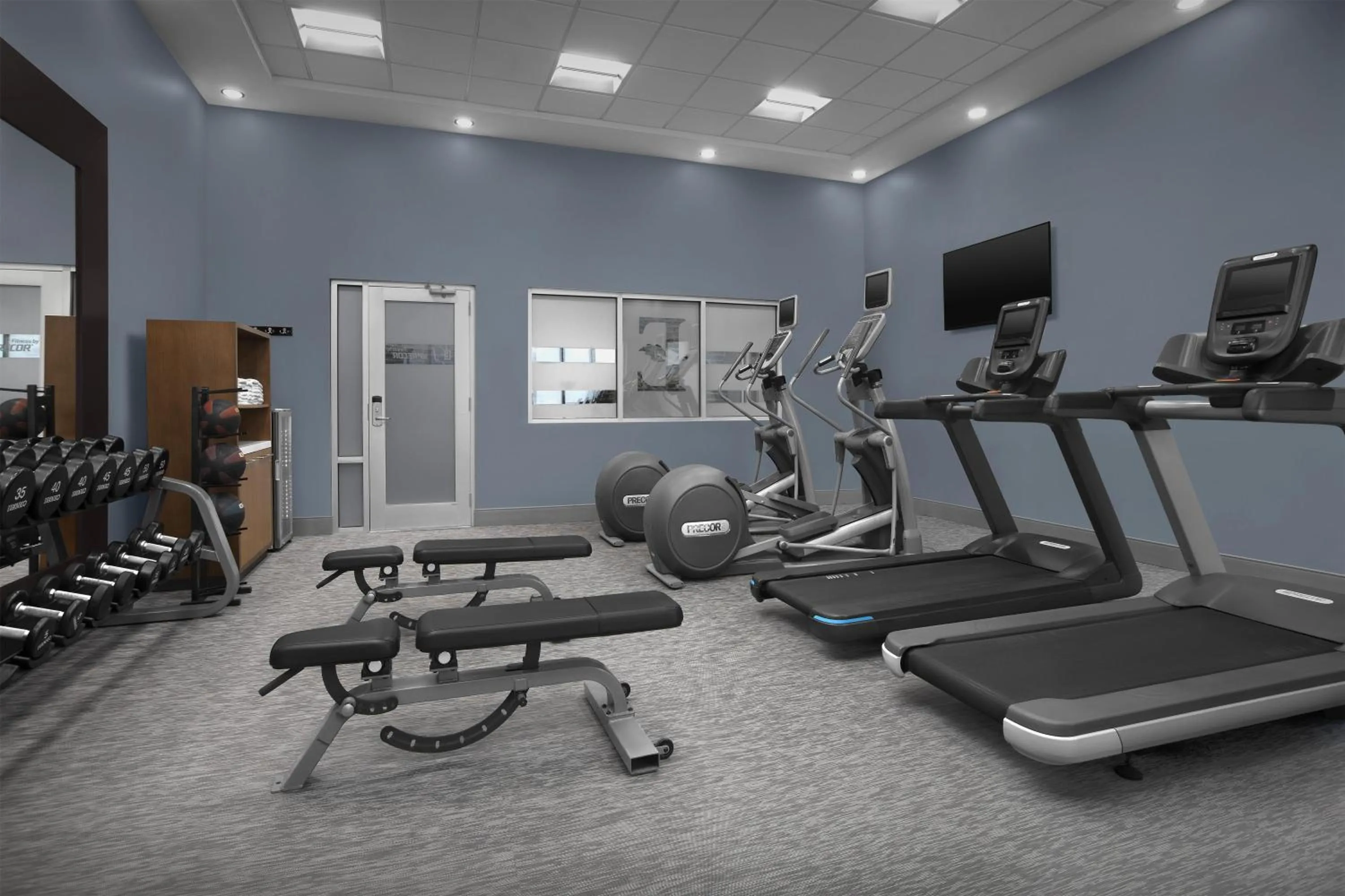 Fitness centre/facilities in Embassy Suites by Hilton Jackson North Ridgeland