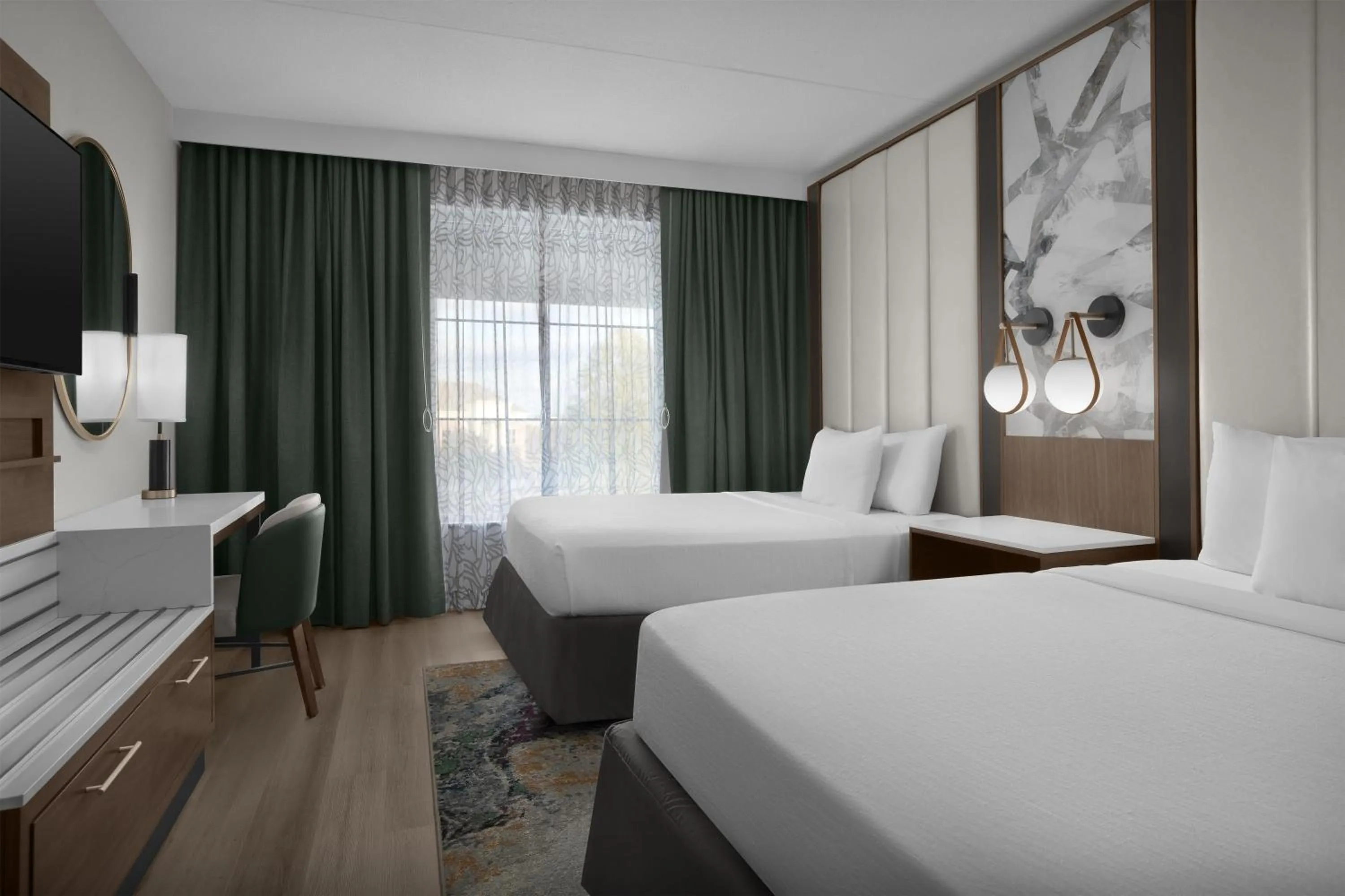 Bed in Embassy Suites by Hilton Jackson North Ridgeland