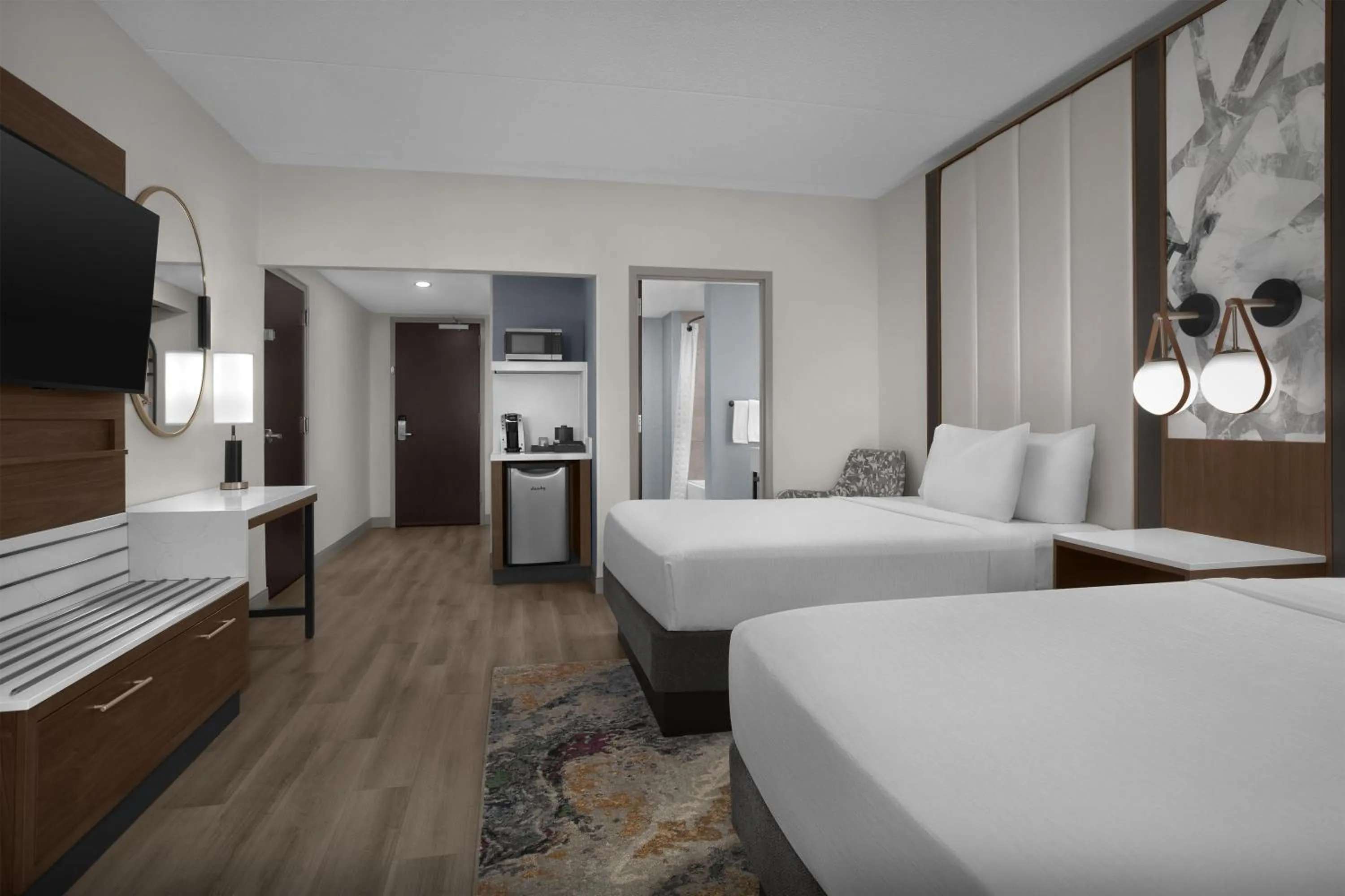 Bed in Embassy Suites by Hilton Jackson North Ridgeland