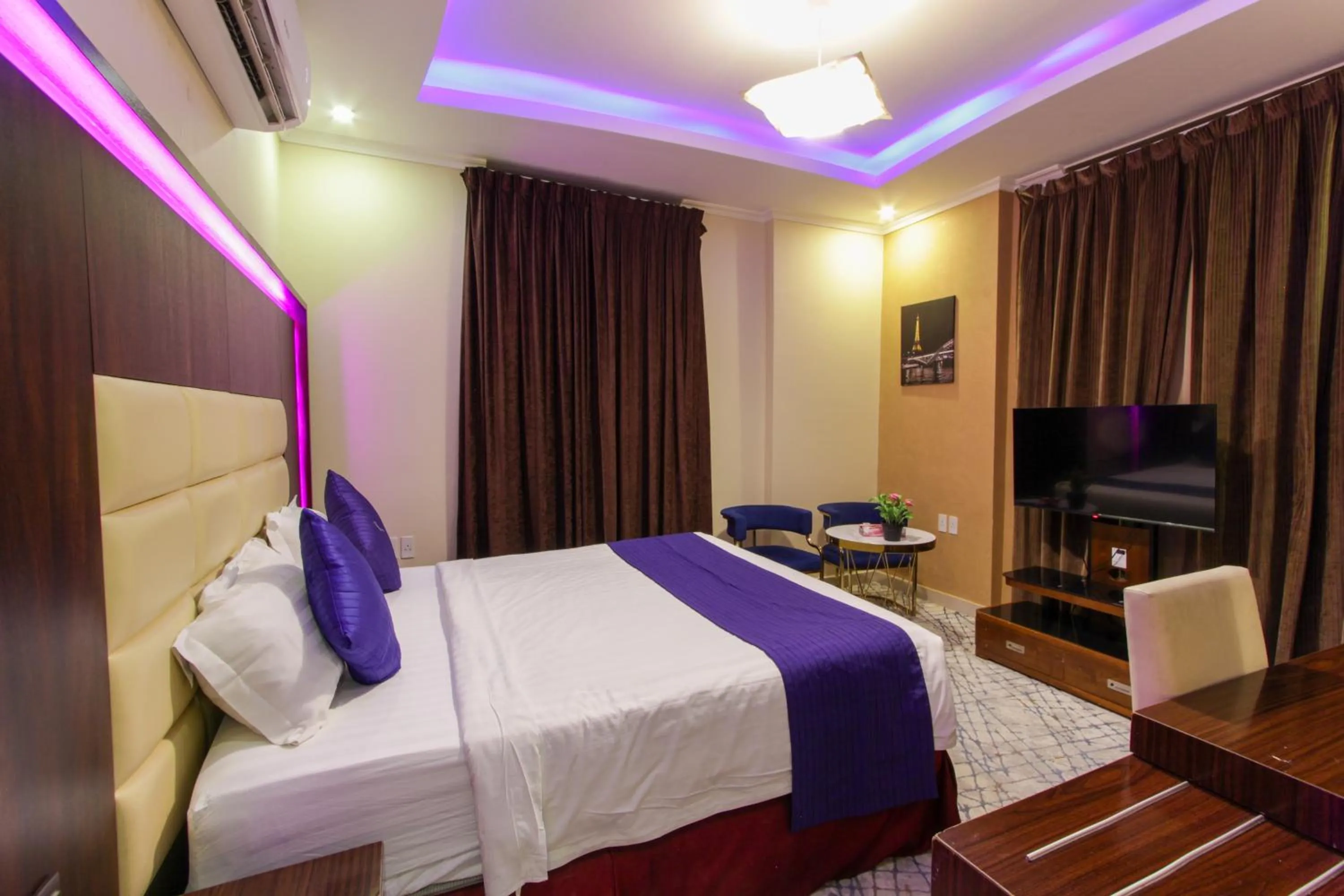 Bed in شقق مسكن الضيافة للشقق المخدومة 2