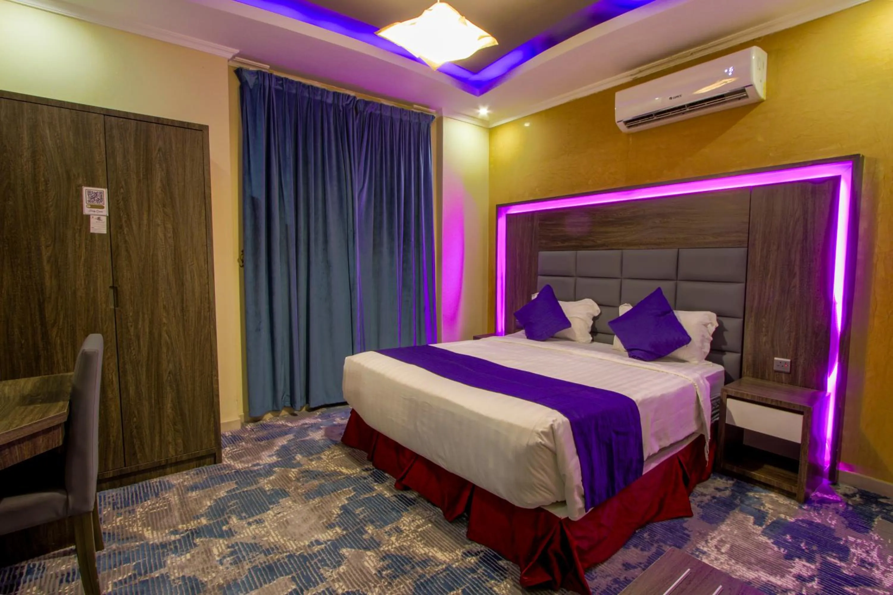 Bed in شقق مسكن الضيافة للشقق المخدومة 2