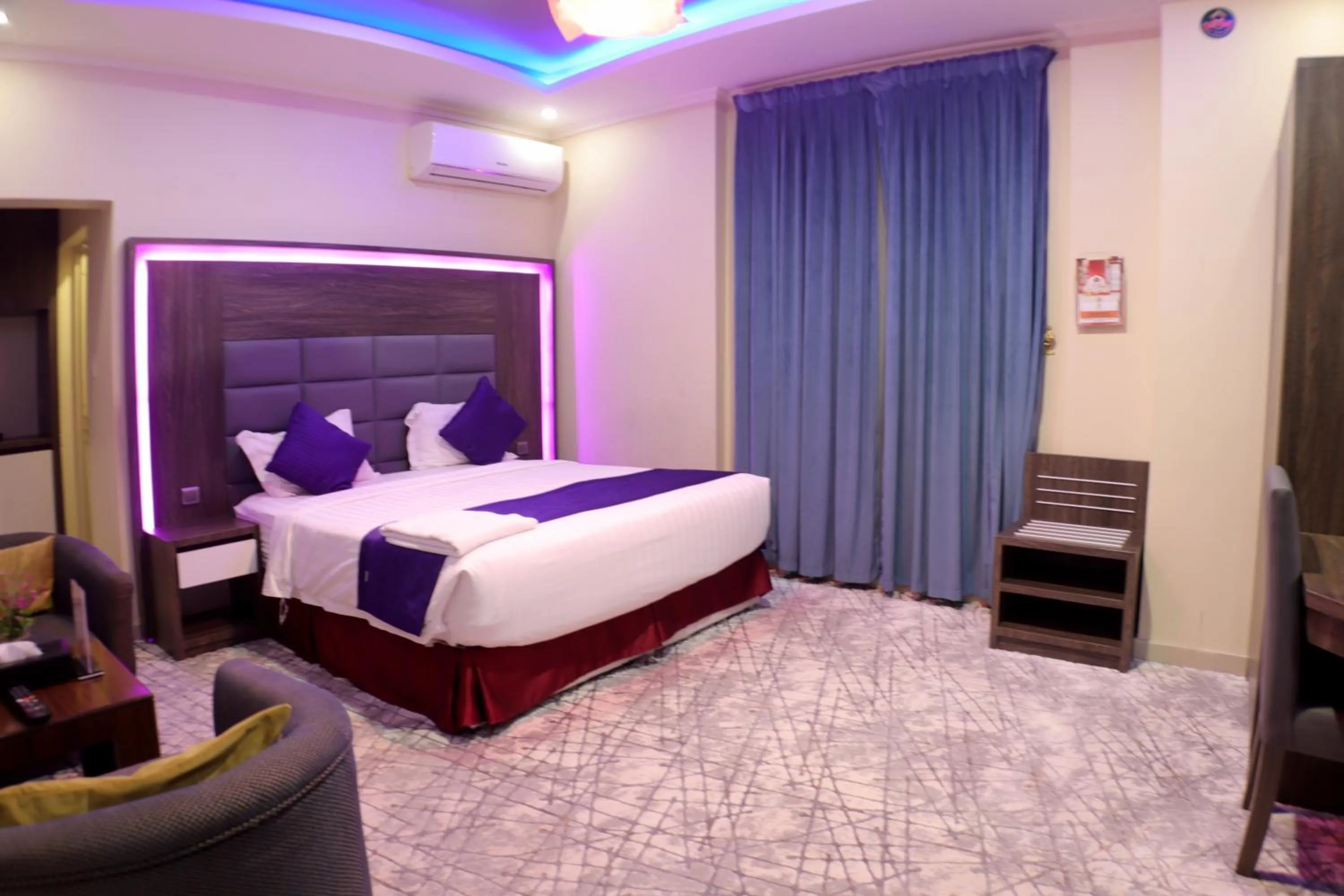 Bed in شقق مسكن الضيافة للشقق المخدومة 2