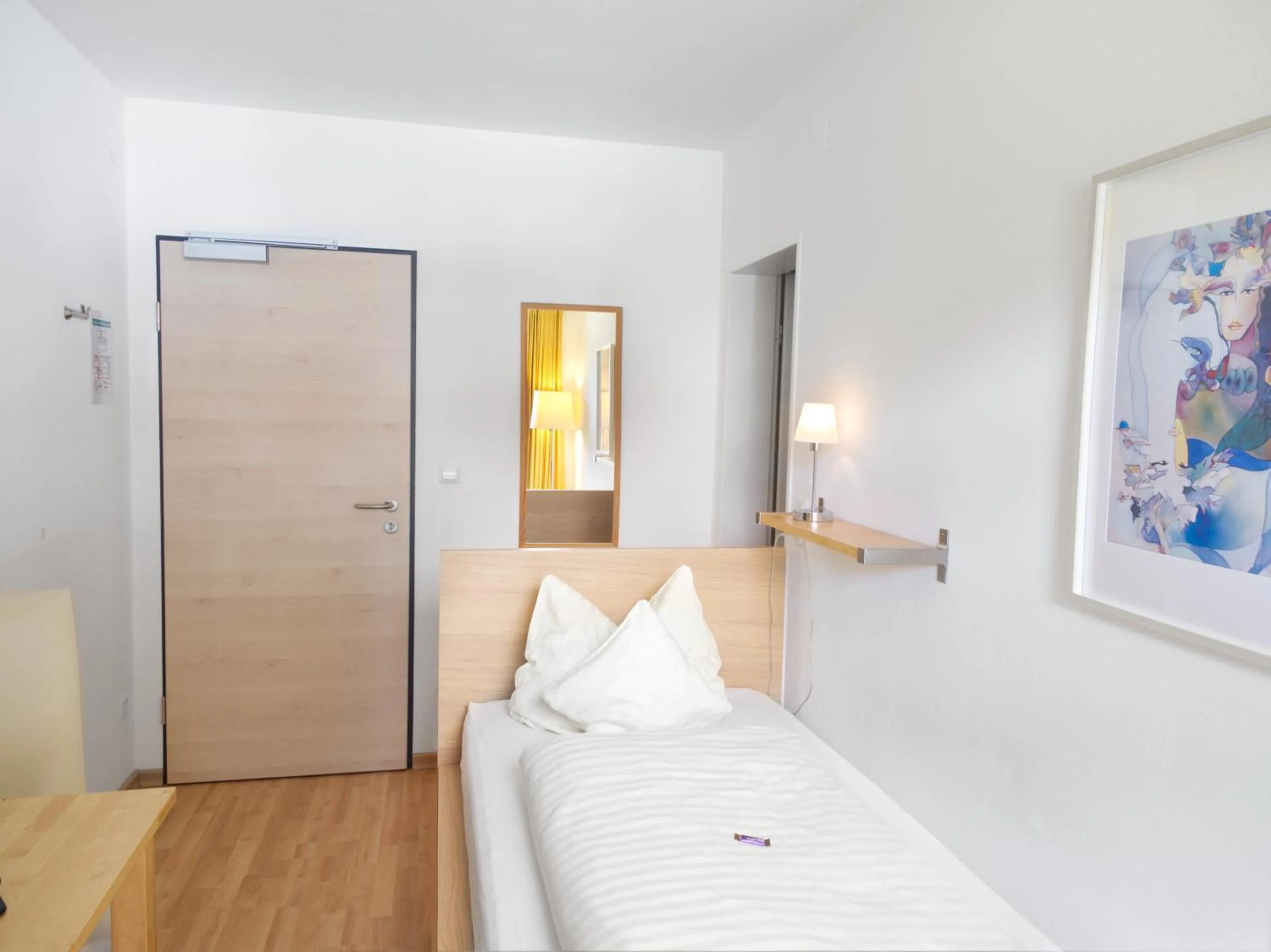 Bed in Hotel Garni Landhaus Sonnenstern