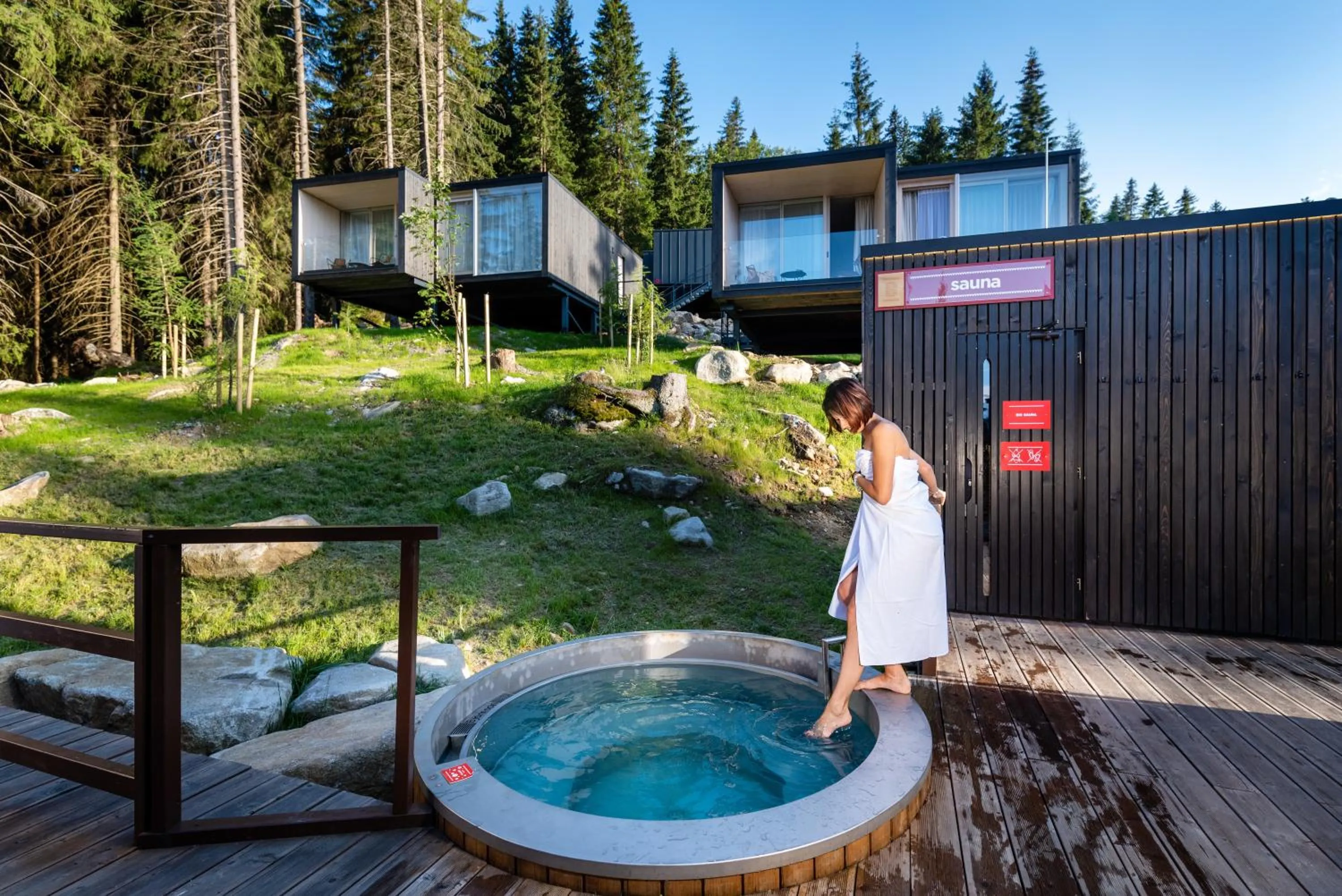 Spa and wellness centre/facilities in Hotel Björnson & Björnson TREE HOUSES Jasná