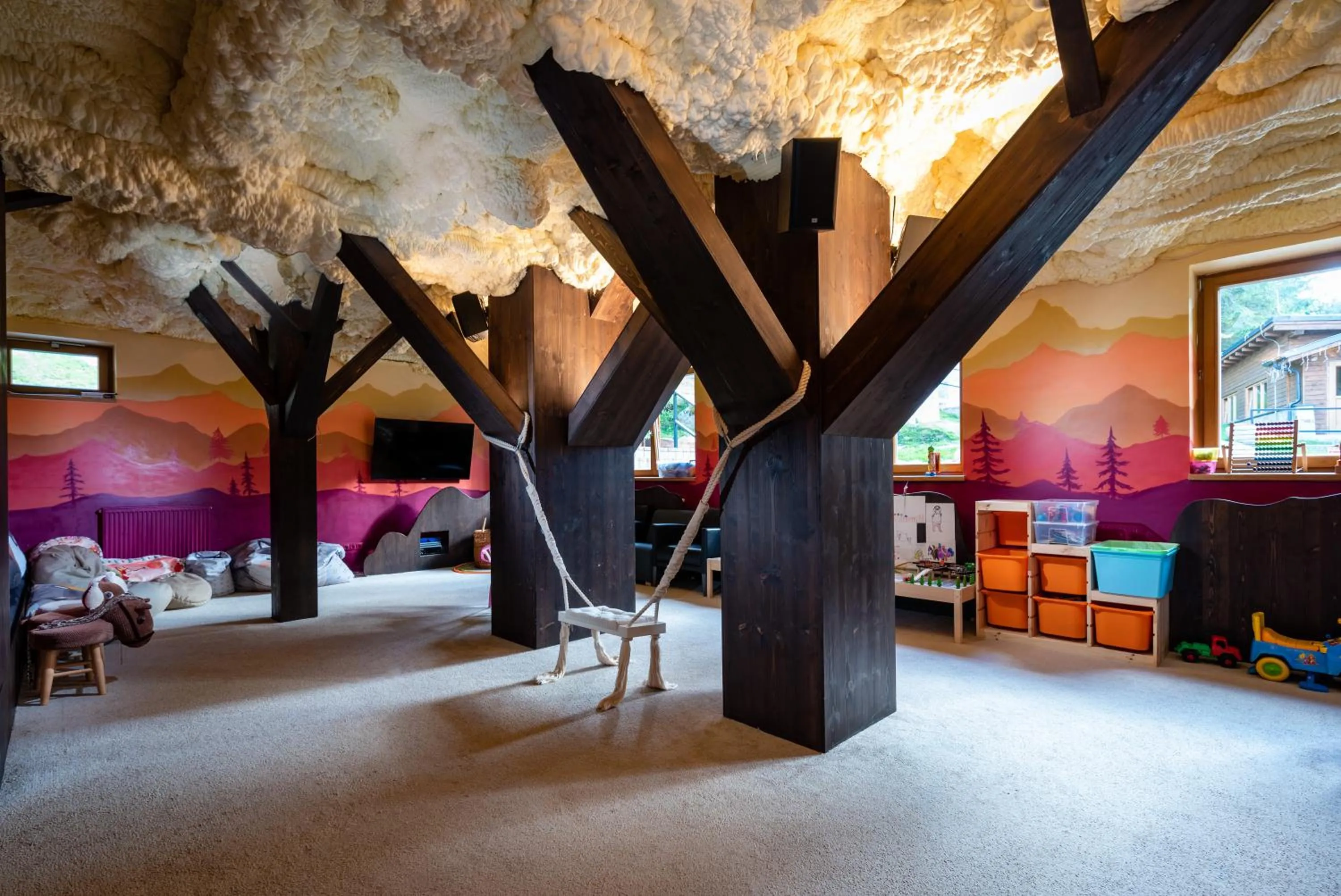 Kids's club in Hotel Björnson & Björnson TREE HOUSES Jasná