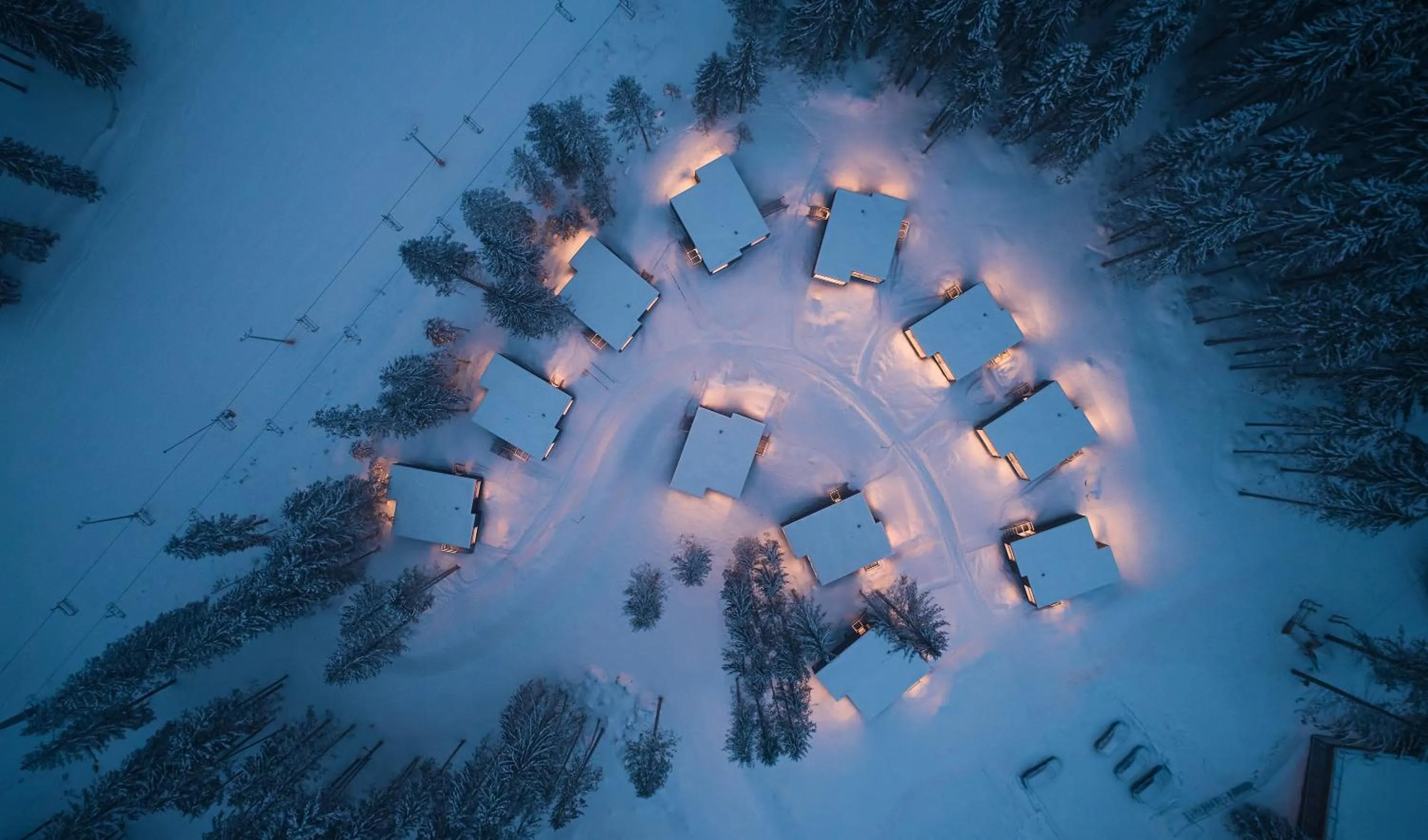 Neighbourhood in Hotel Björnson & Björnson TREE HOUSES Jasná