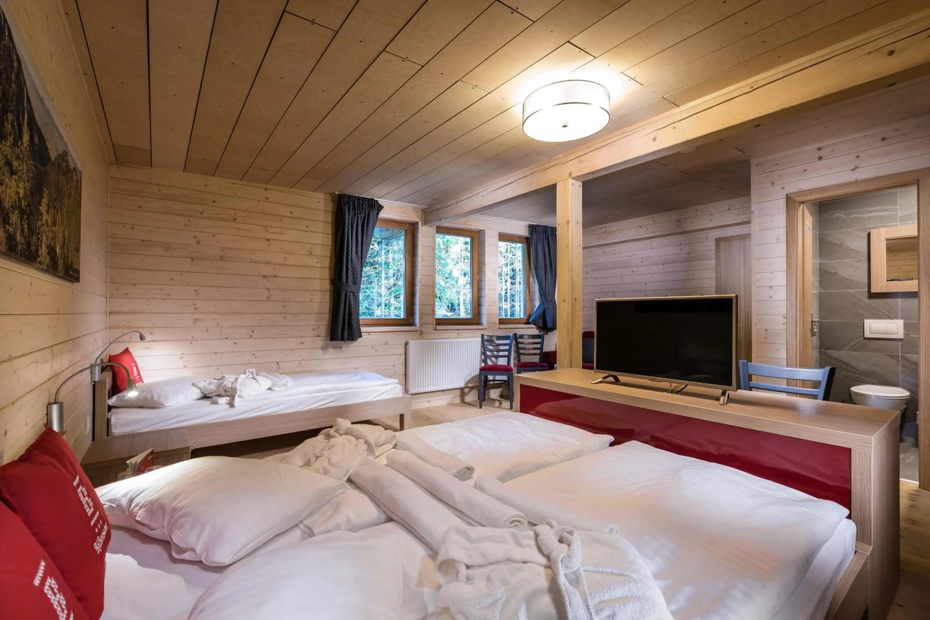 Photo of the whole room, Bed in Hotel Björnson & Björnson TREE HOUSES Jasná