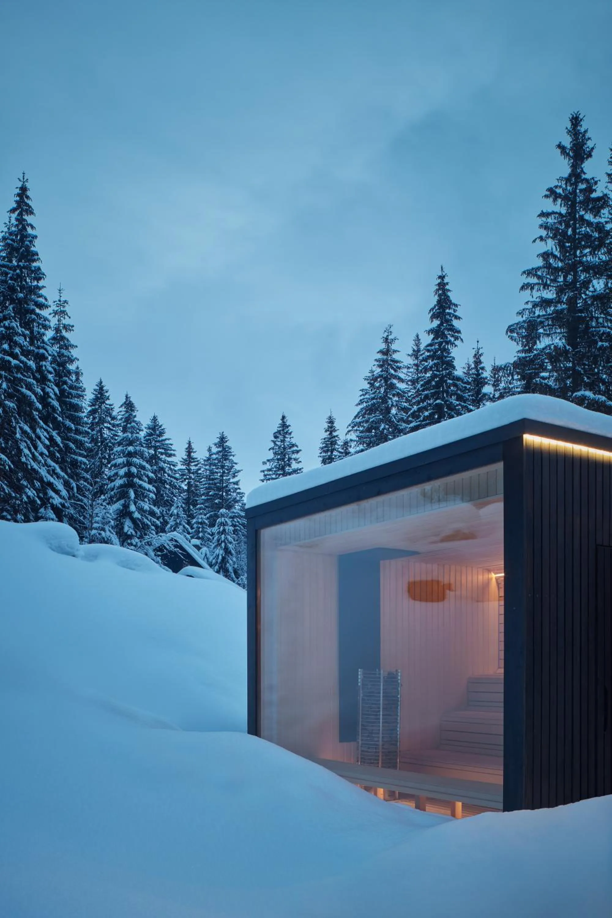 Sauna in Hotel Björnson & Björnson TREE HOUSES Jasná