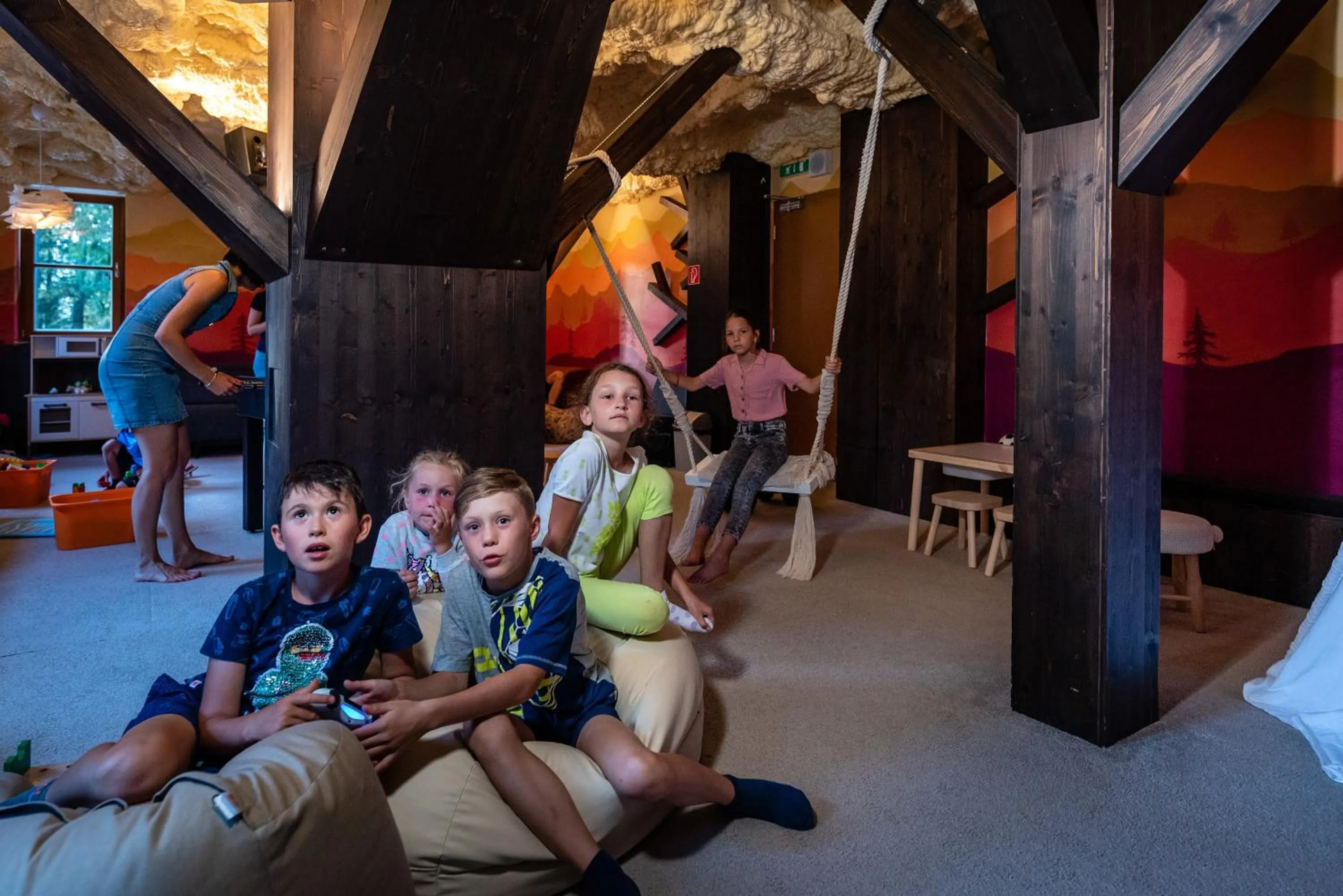 Game Room in Hotel Björnson & Björnson TREE HOUSES Jasná