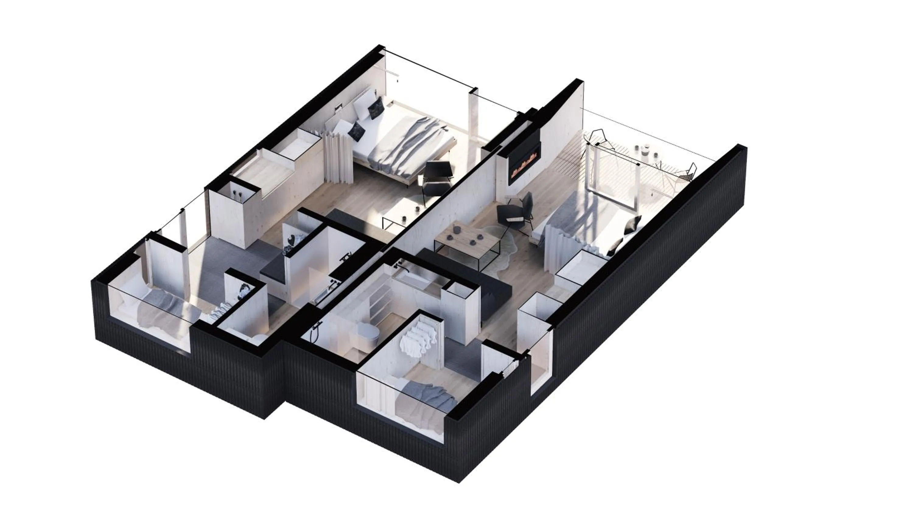Property building in Hotel Björnson & Björnson TREE HOUSES Jasná