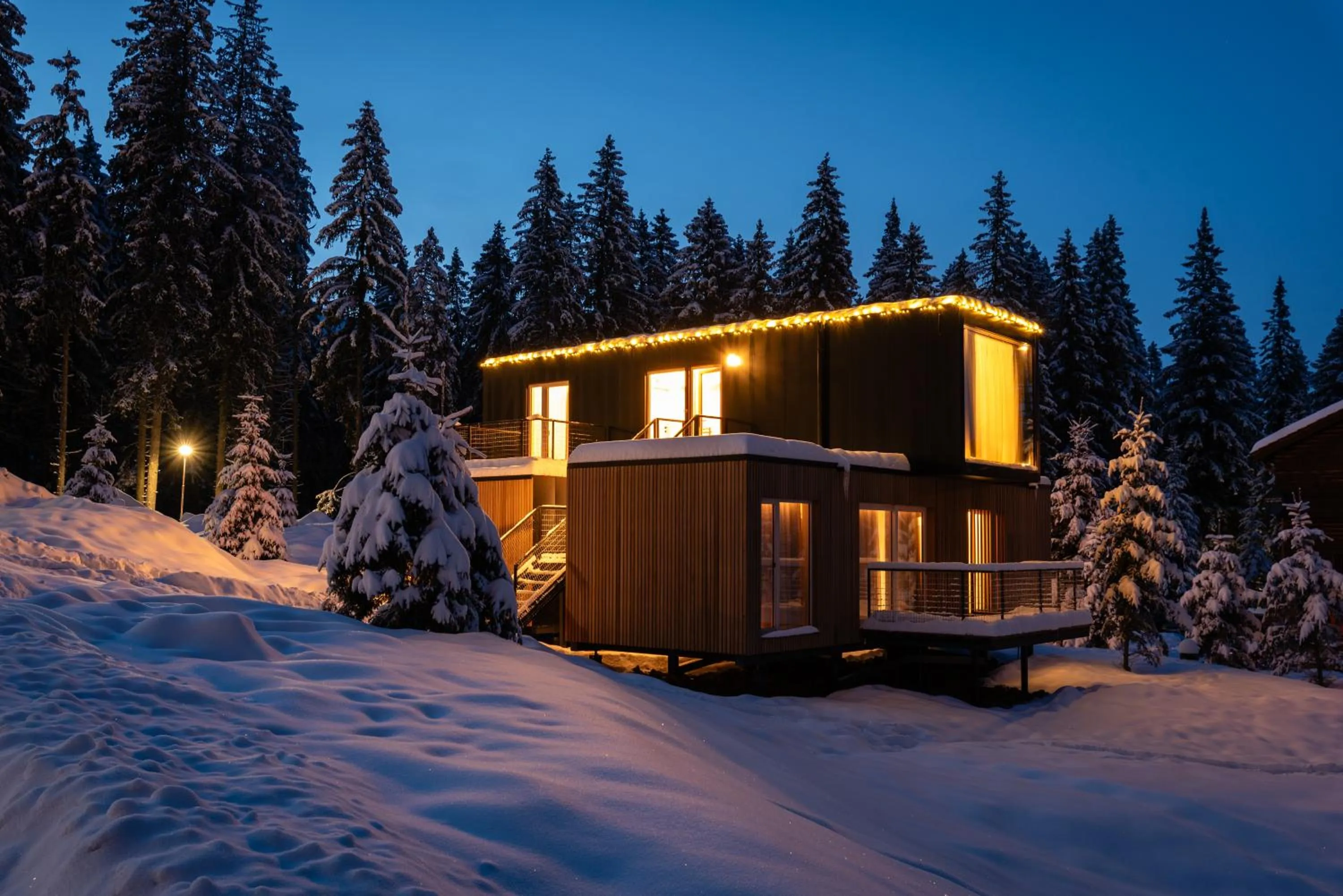 Night in Hotel Björnson & Björnson TREE HOUSES Jasná