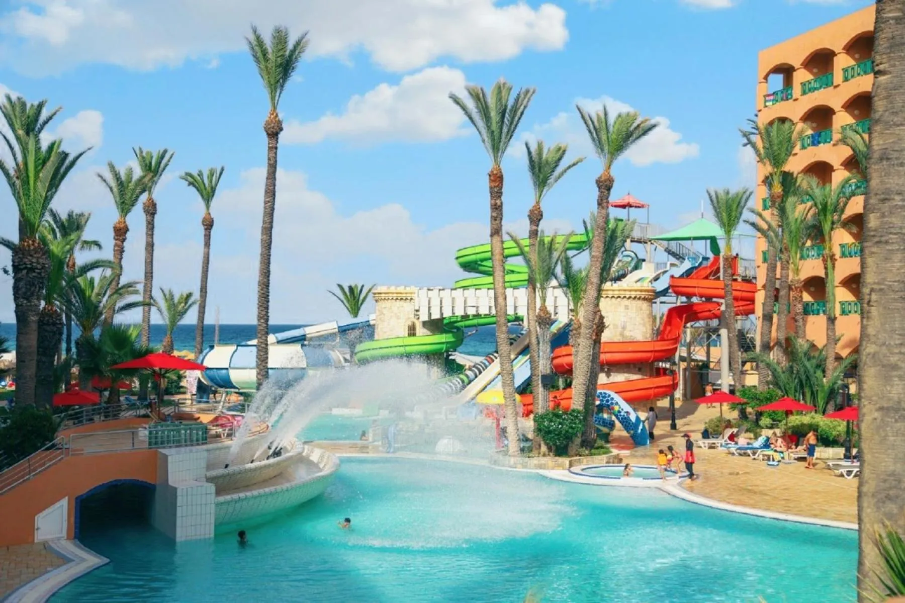 Aqua park in Hotel Marabout - Families and Couples Only