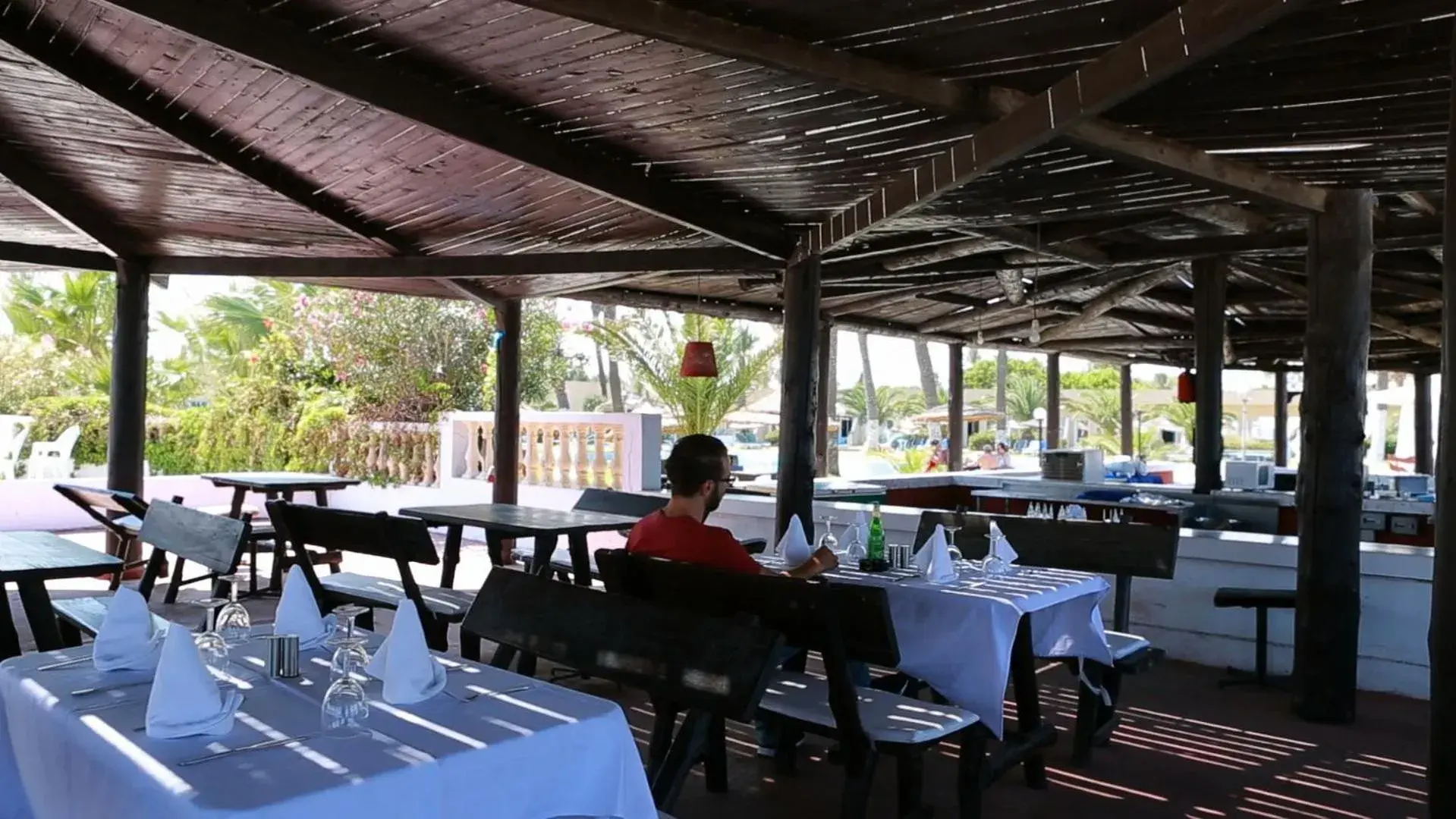 Breakfast in Hotel Les Palmiers Breakfast in Hotel Les Palmiers