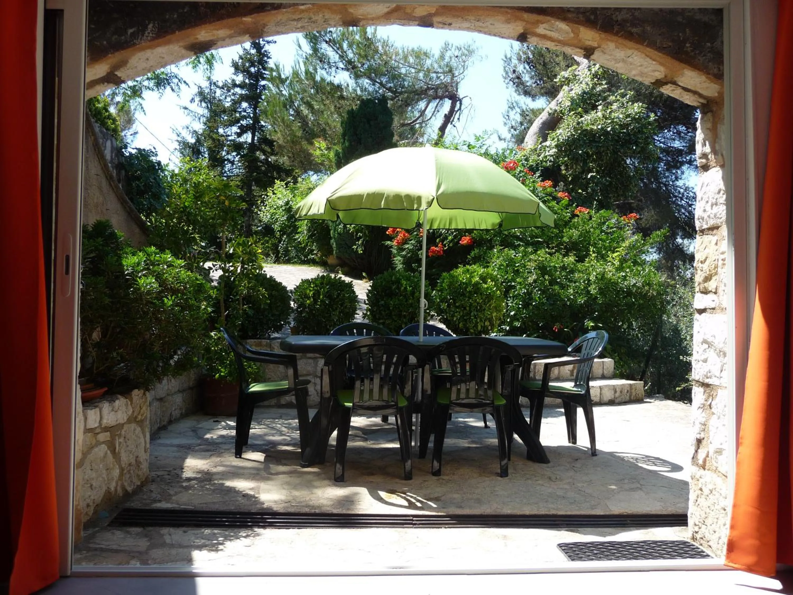 Balcony/Terrace in Appartement Castagniers