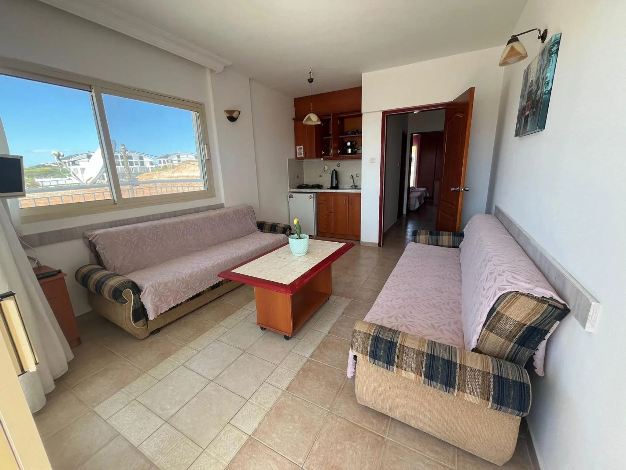 Bed in HOLIDAY APART 50 meters to BEACH, Sea view apartments