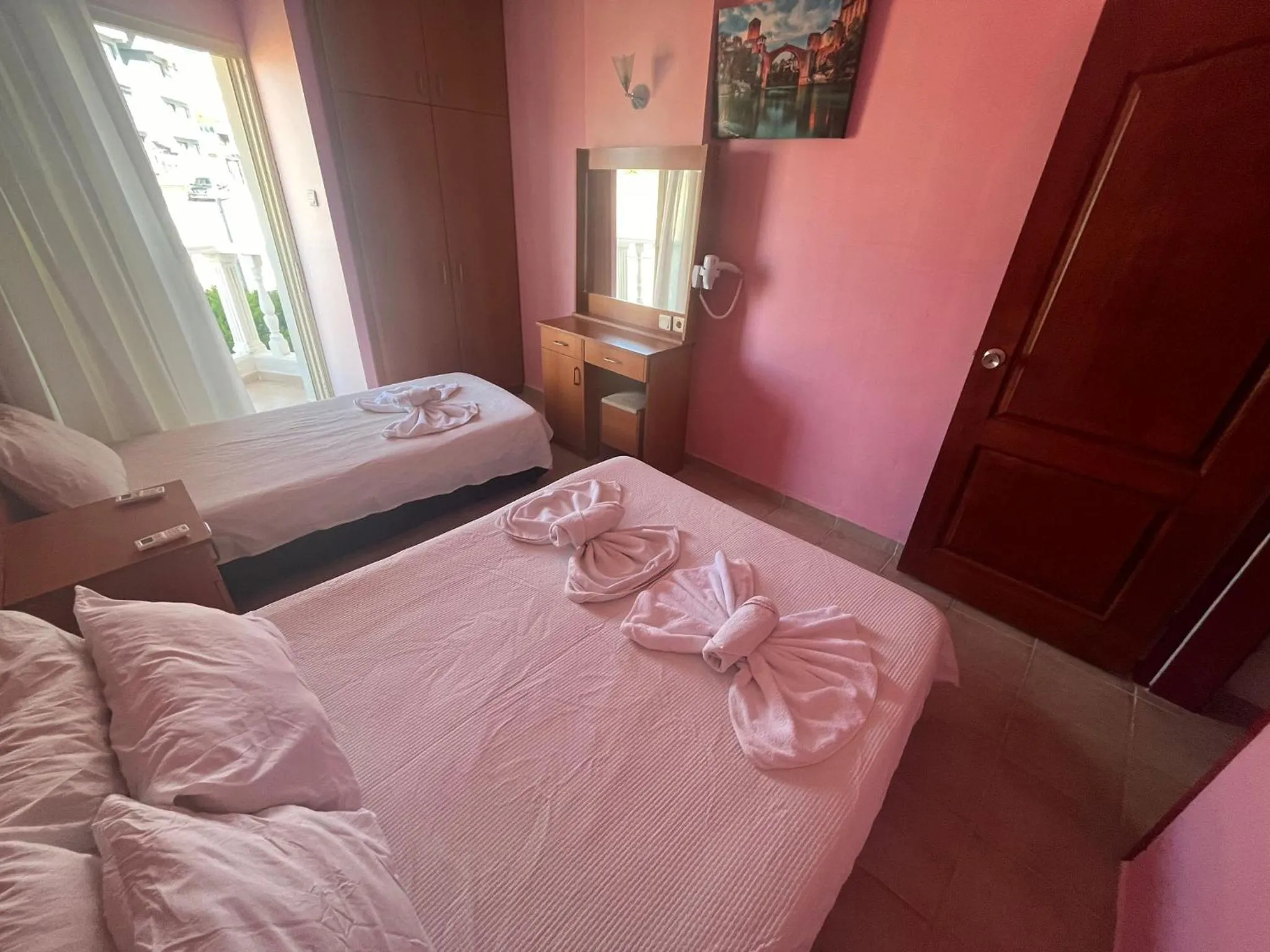 Bed in HOLIDAY APART 50 meters to BEACH, Sea view apartments