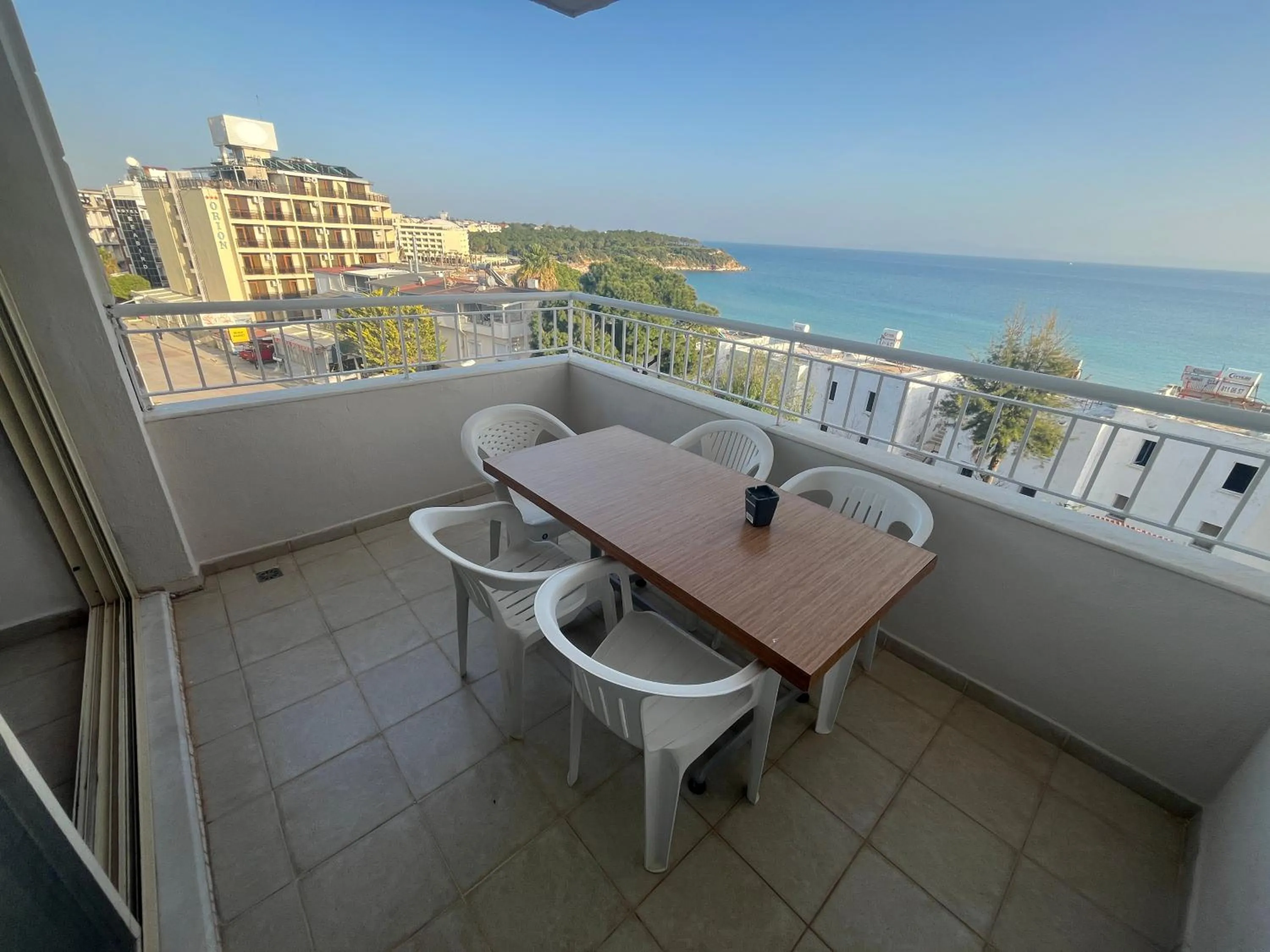 Balcony/Terrace in HOLIDAY APART 50 meters to BEACH, Sea view apartments