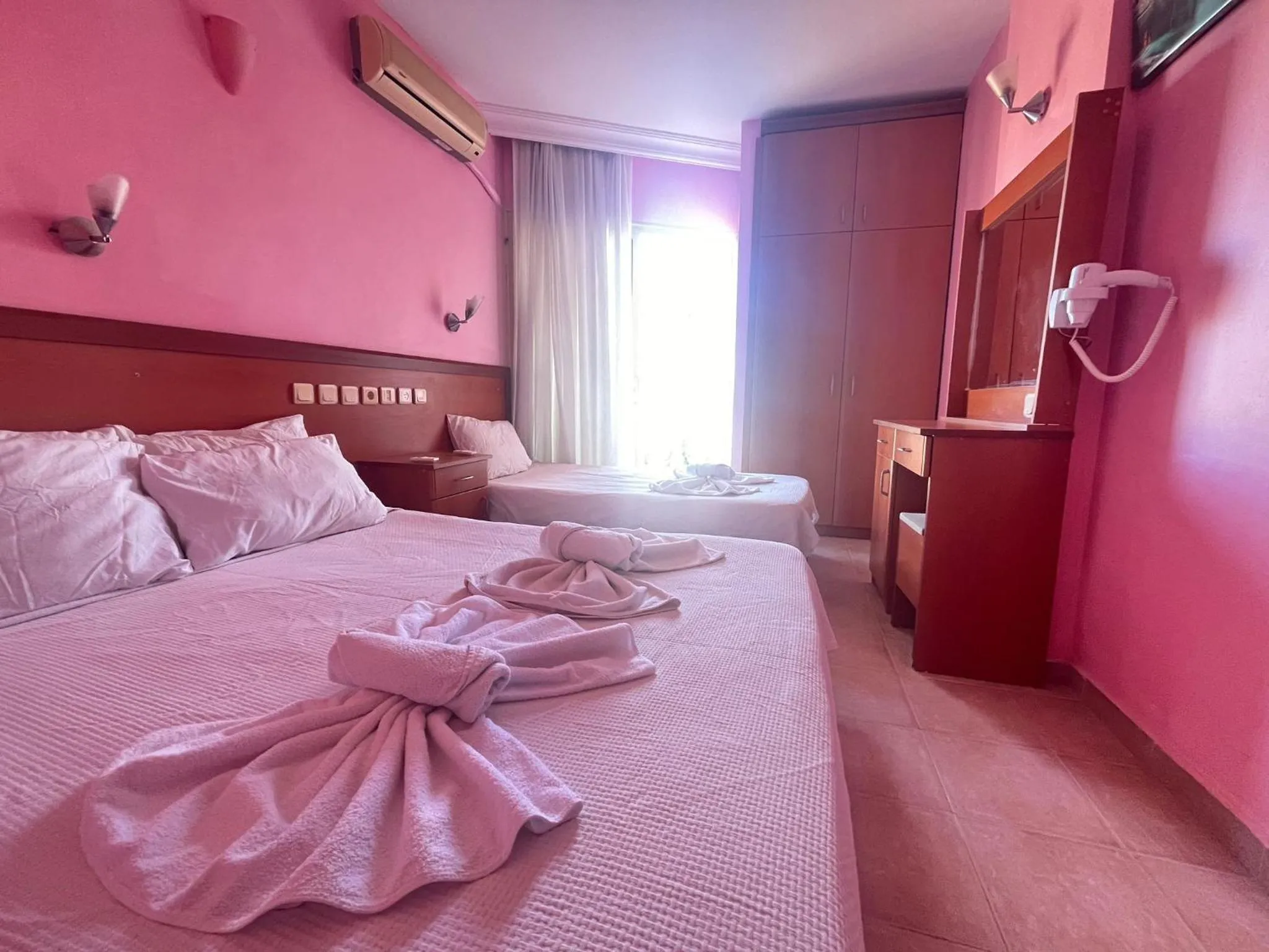 Bed in HOLIDAY APART 50 meters to BEACH, Sea view apartments