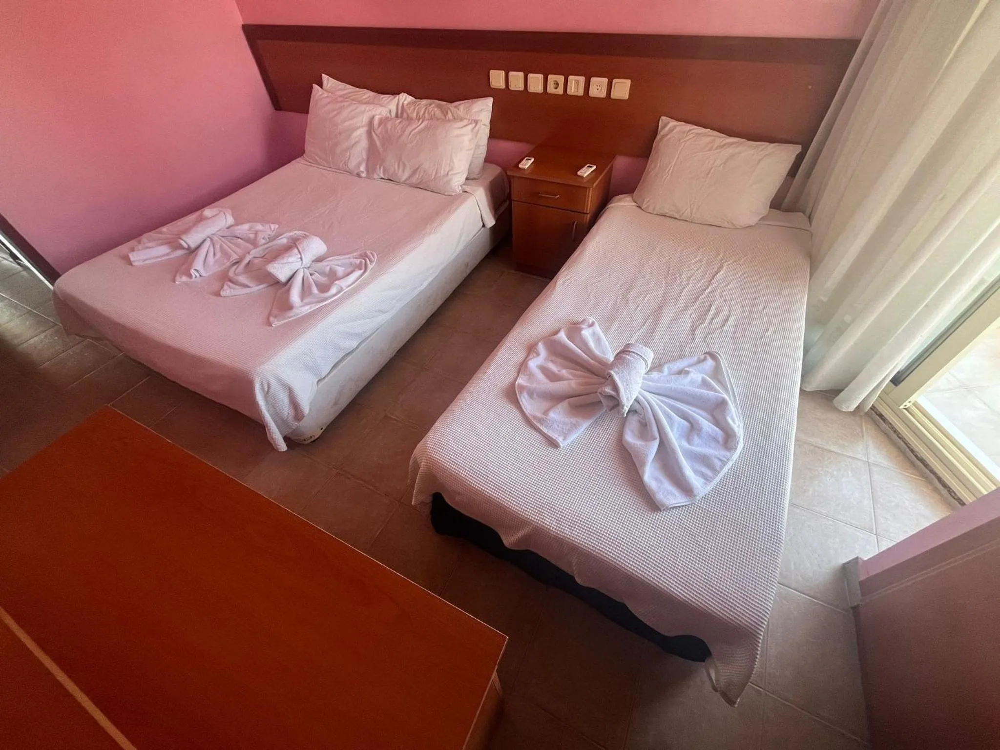 Bed in HOLIDAY APART 50 meters to BEACH, Sea view apartments
