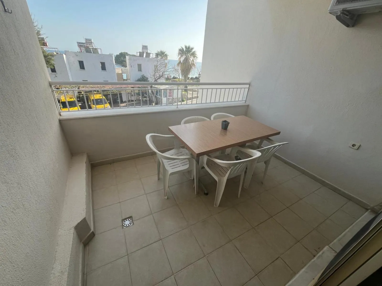 Balcony/Terrace in HOLIDAY APART 50 meters to BEACH, Sea view apartments