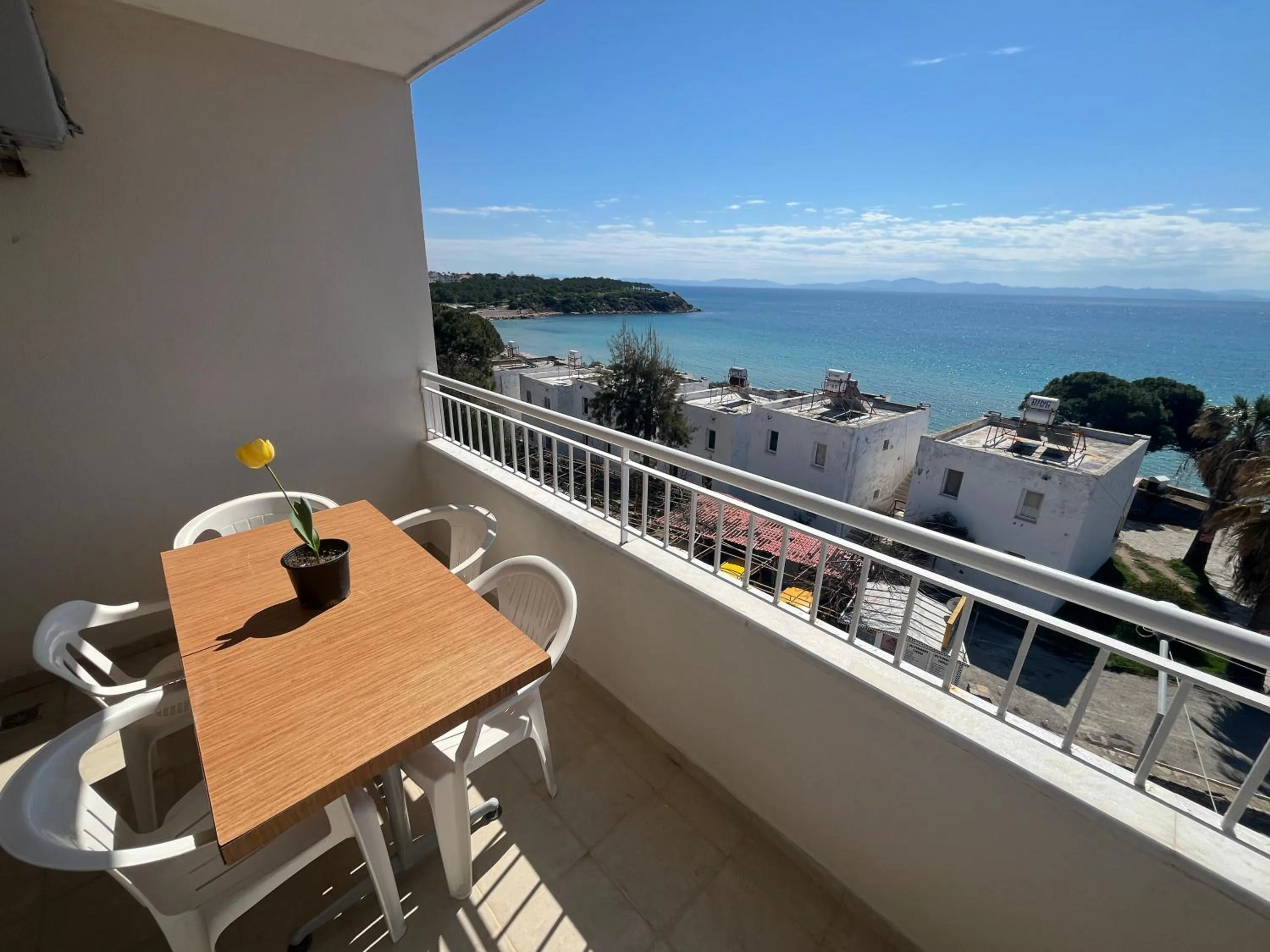 Patio in HOLIDAY APART 50 meters to BEACH, Sea view apartments