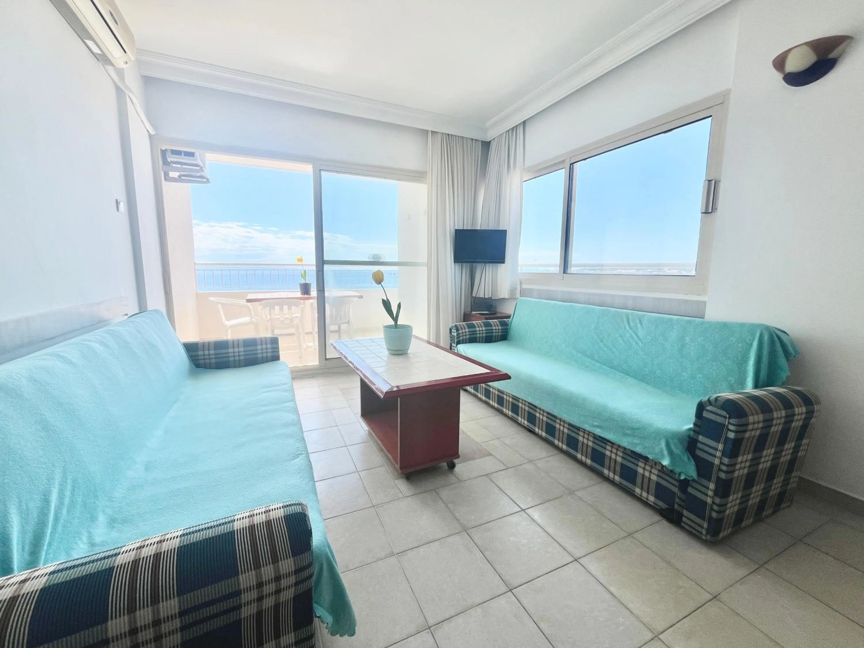 Bed in HOLIDAY APART 50 meters to BEACH, Sea view apartments