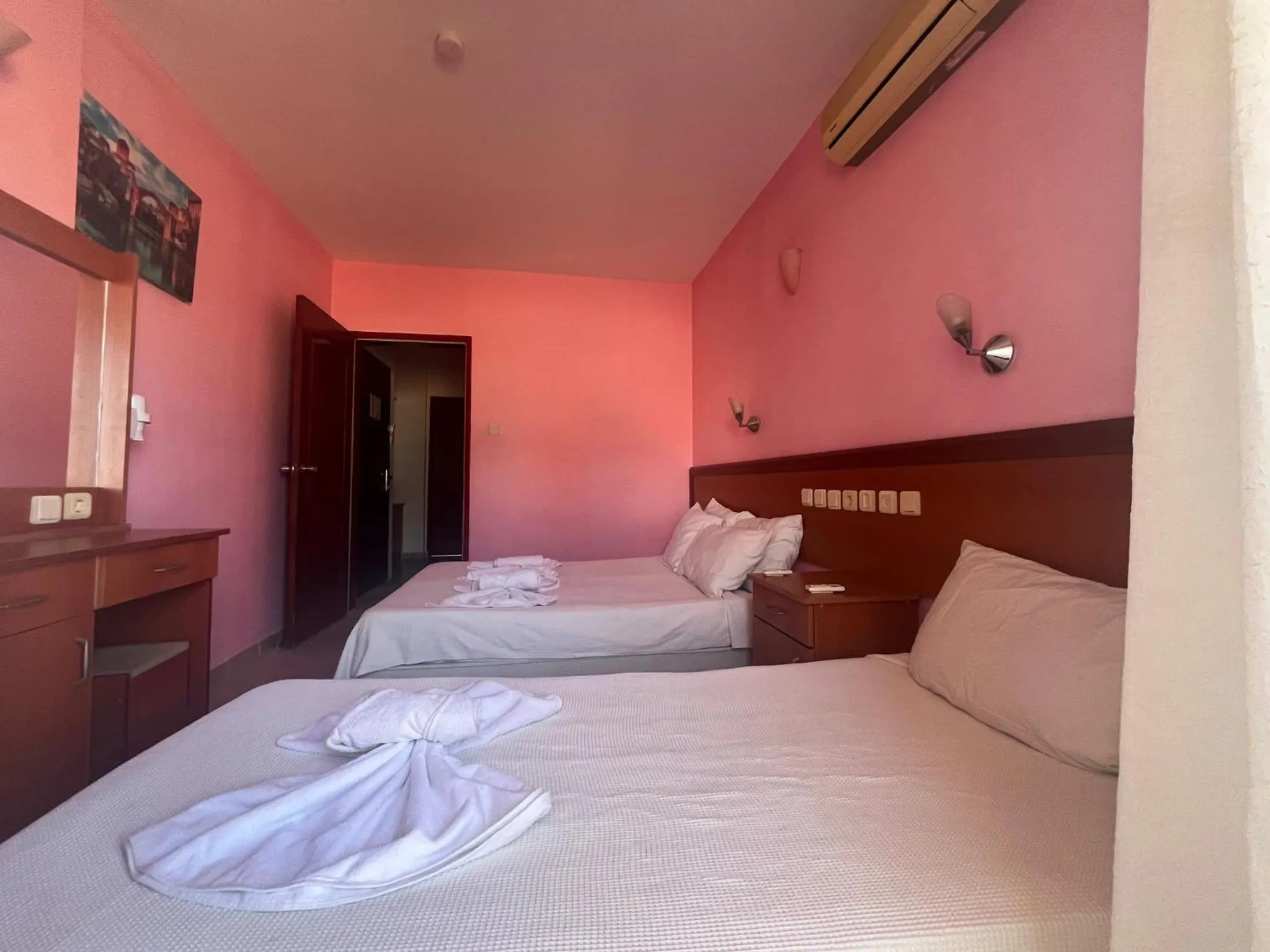 Bed in HOLIDAY APART 50 meters to BEACH, Sea view apartments