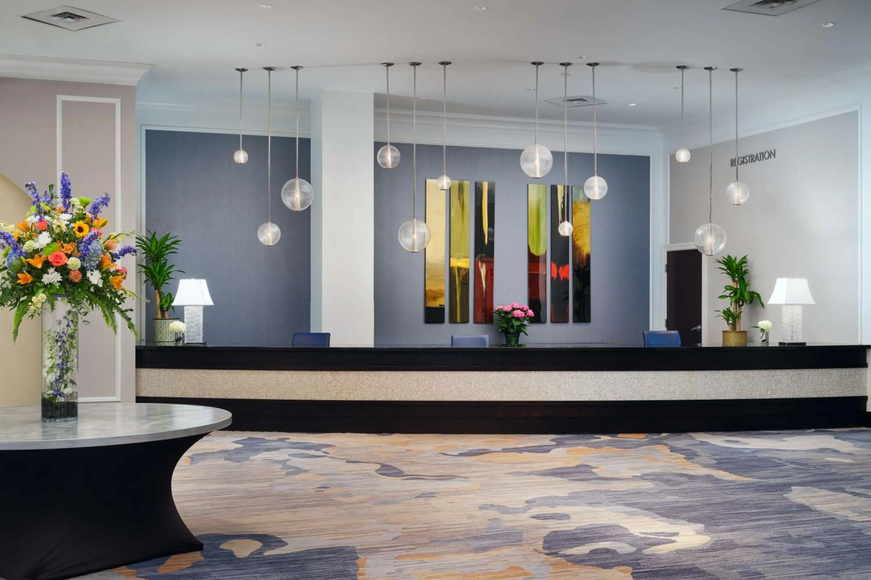 Lobby or reception in Hilton Richmond Hotel & Spa Short Pump