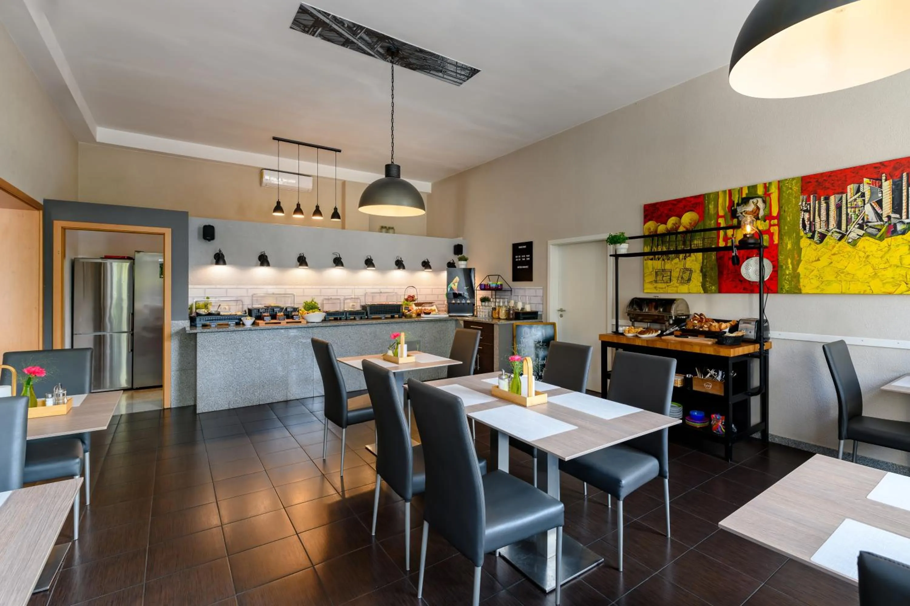 Breakfast in SleepinRoomz Boutique Hotel