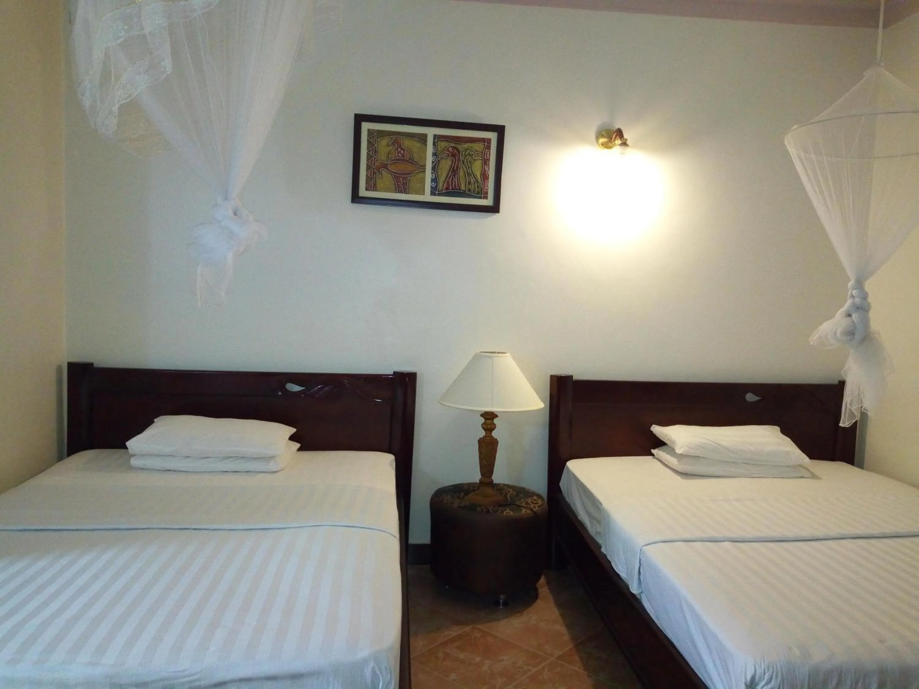 Bed in Peniel Beach Hotel