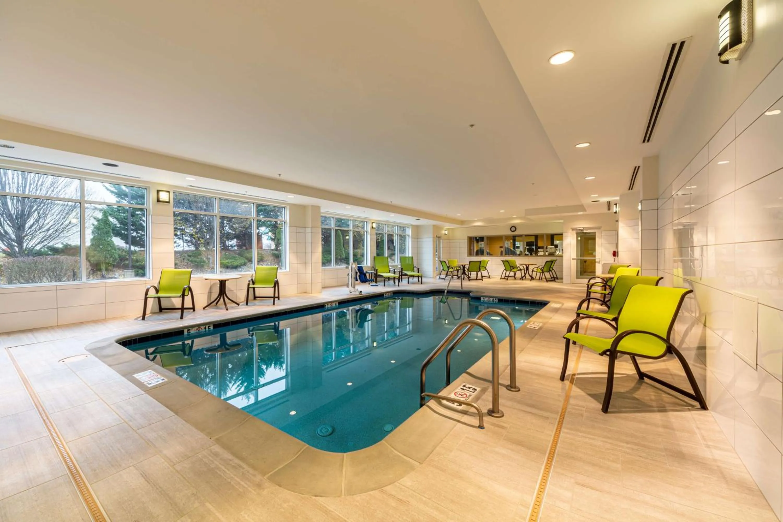 Pool view in Hilton Garden Inn Winchester